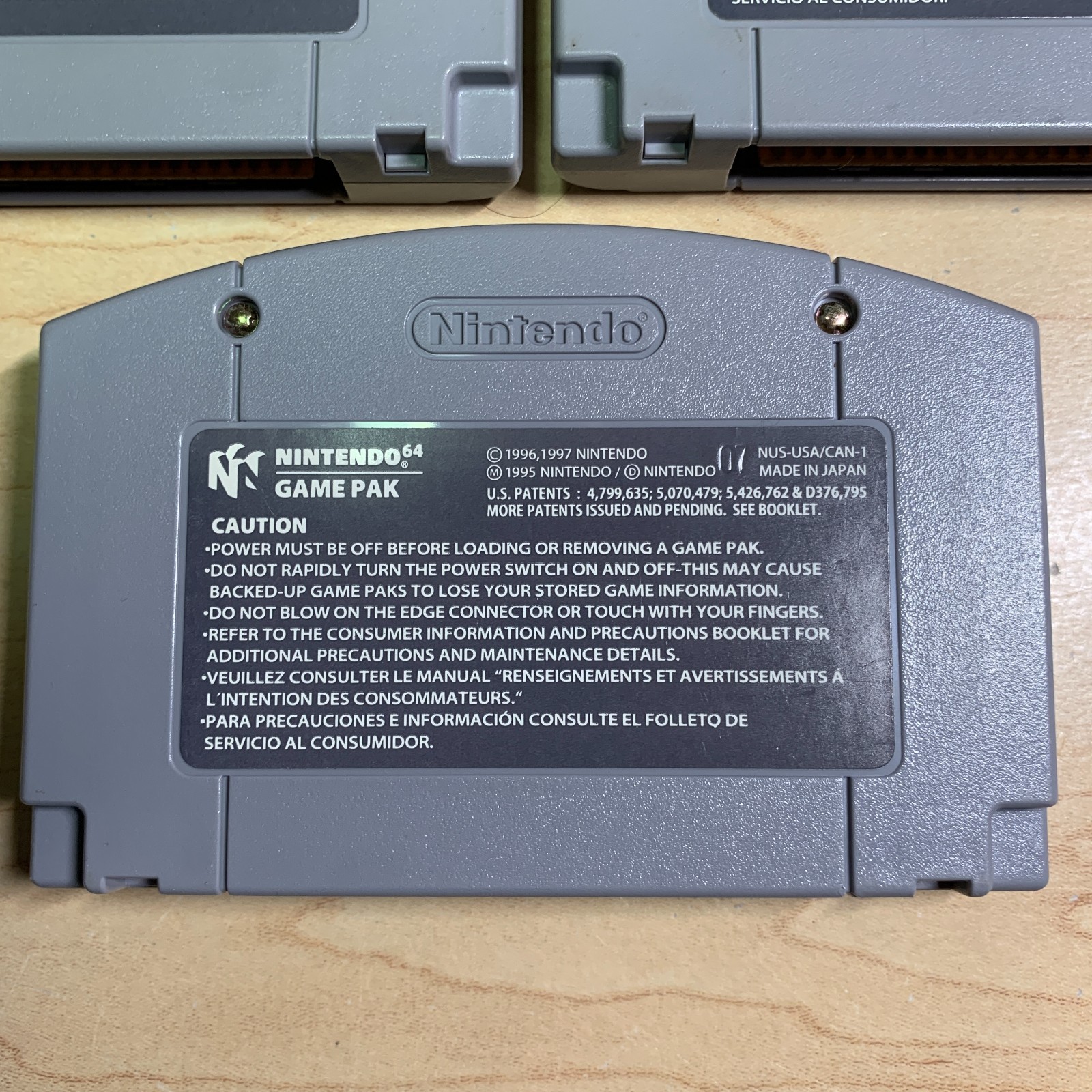 3 T Game Lot Winback Hybrid Heaven Jet Force Gemini N64 Authentic Cleaned Tested