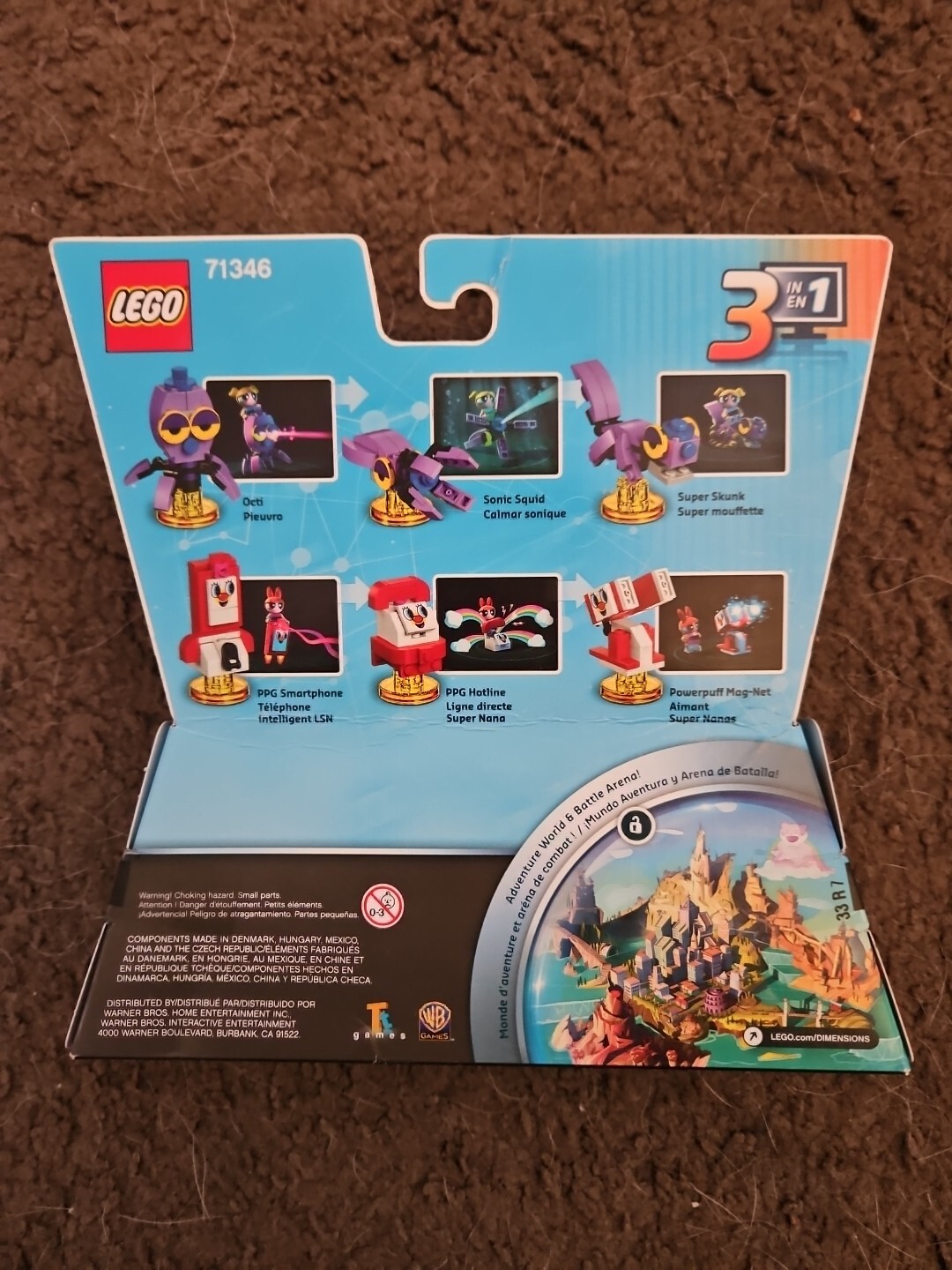 Lego Dimensions 71346 Powerpuff Girls Blossom Bubbles Octi PPG Smartphone NEW