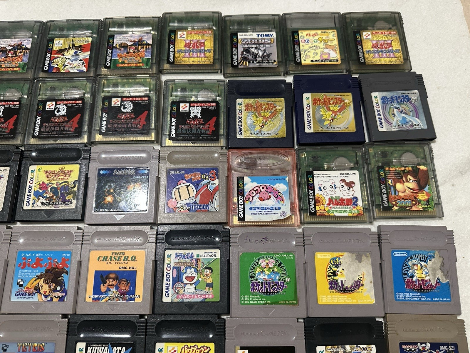 Lot 115 Gameboy Nintendo Cartridge Software GB Mario Pokemon Dragon Quest untest