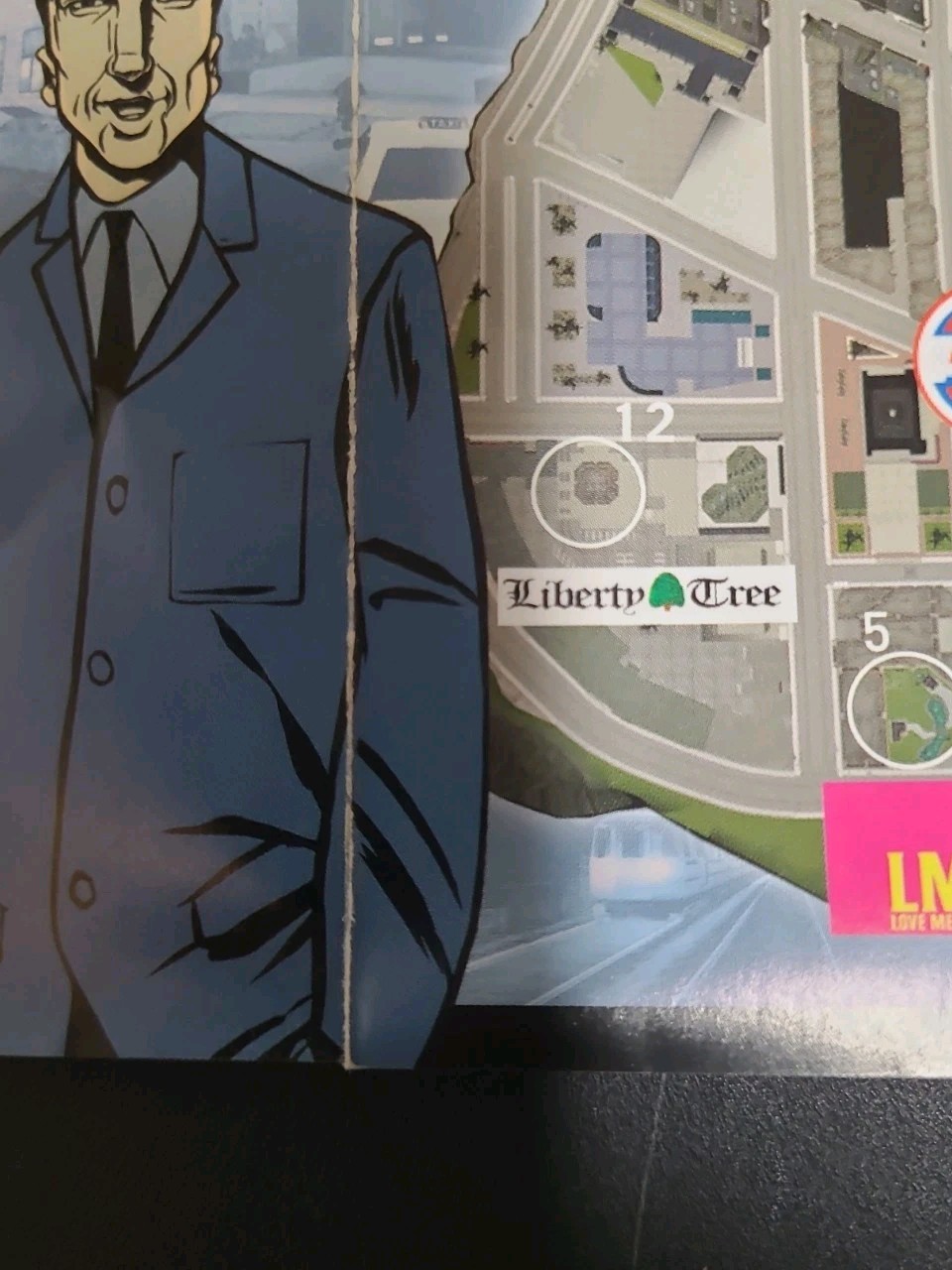 Grand Theft Auto III 3 GTA Map / Poster Double-sided