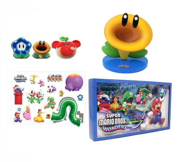 Mario Bros Wonder Nintendo Talking Flower Figure plus more Official Nintendo