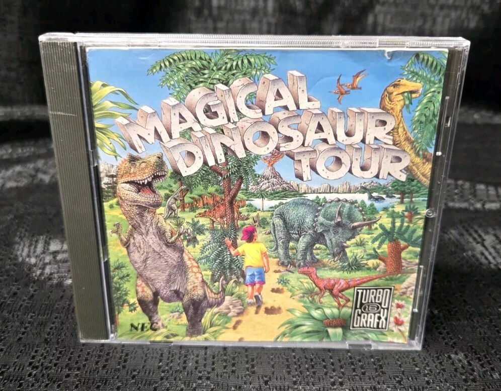 Magical Dinosaur Tour 1990 TurboGrafx CD TurboDuo