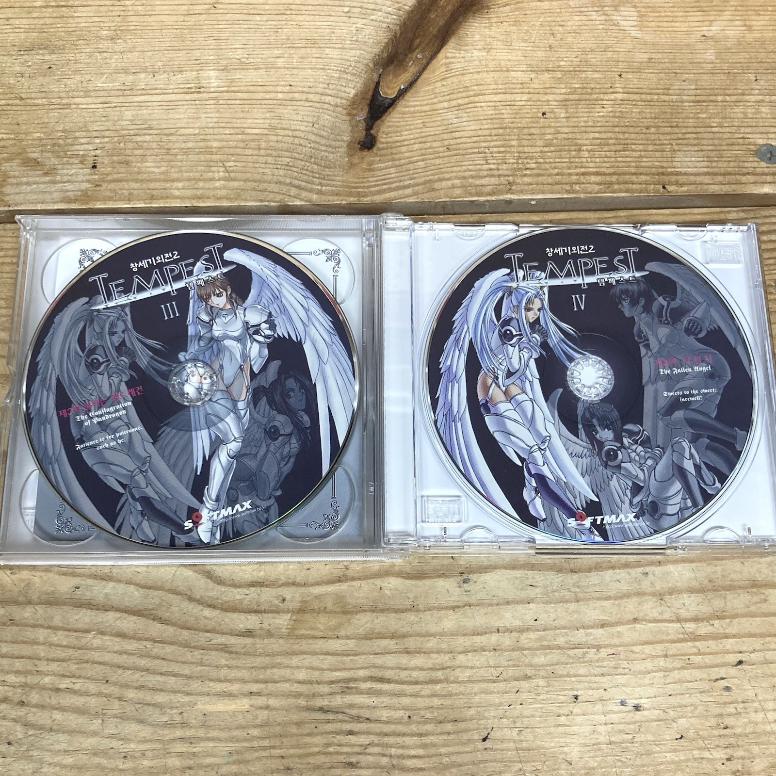4 CD The War of Genesis Tempest PC Computer Game Korea