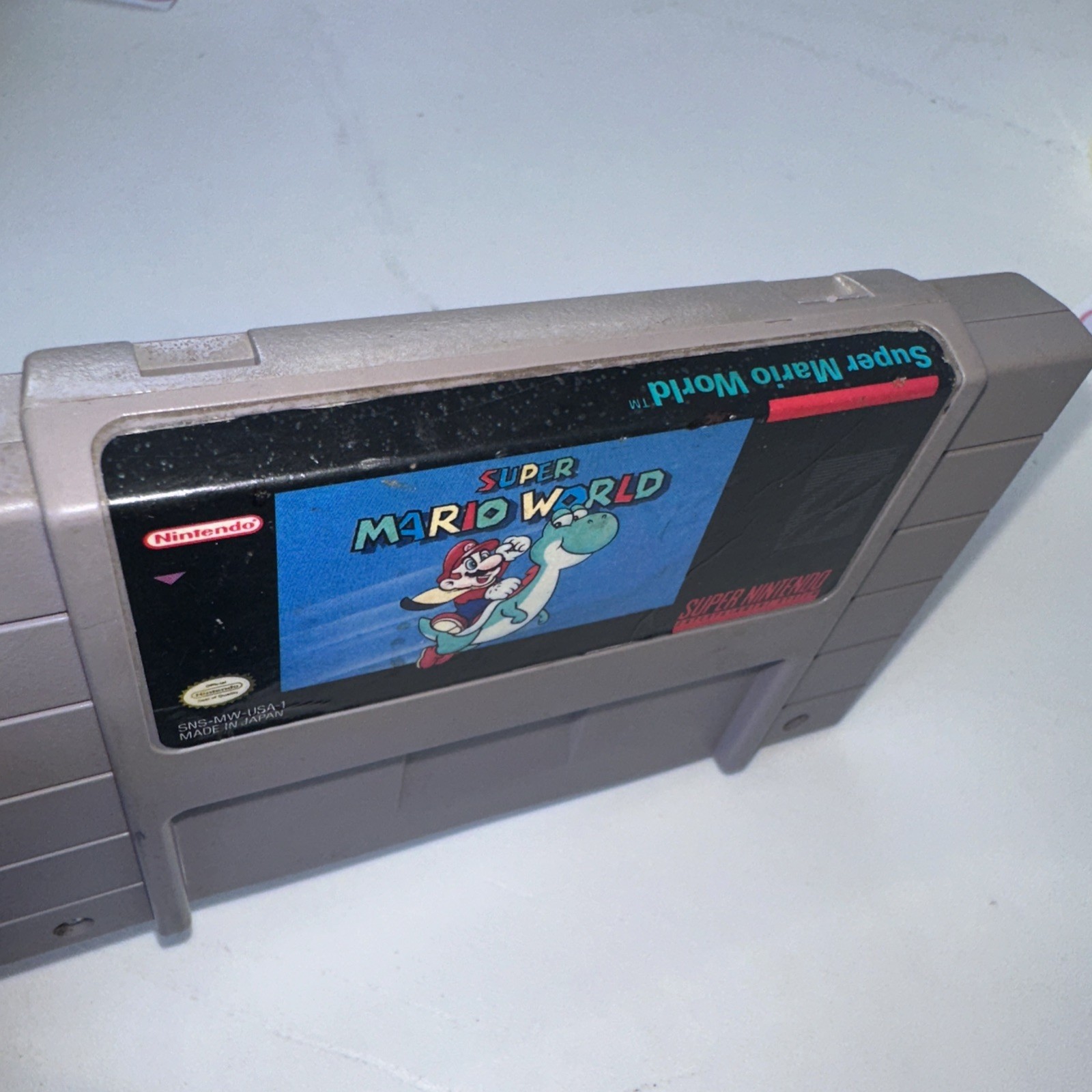Super Mario World (Super Nintendo SNES, 1991) Authentic. Working Battery Saves!