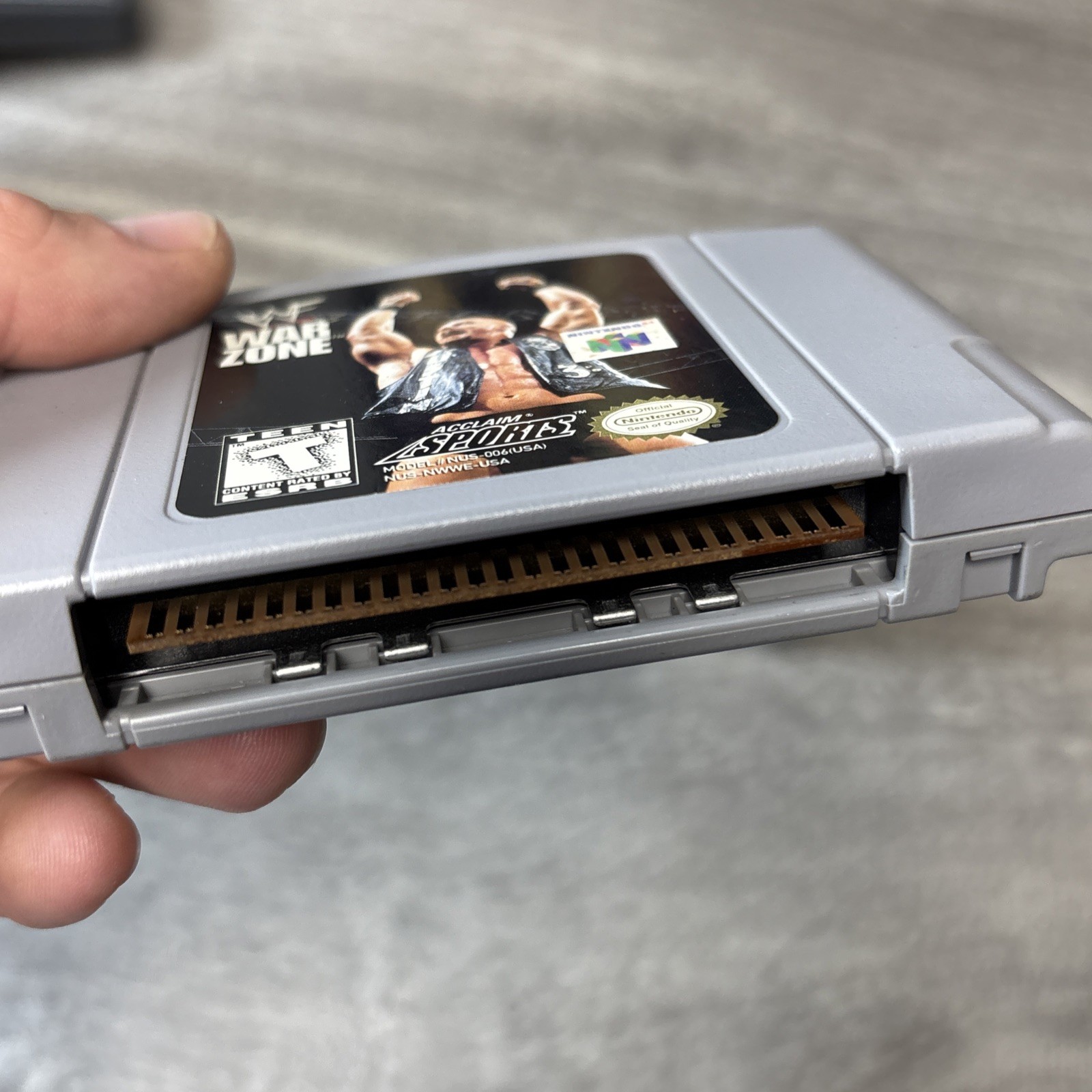 Nintedo 64 WCW/NWO REVENGE WWF War Zone N64 CART TESTED AND WORKS Wrestling