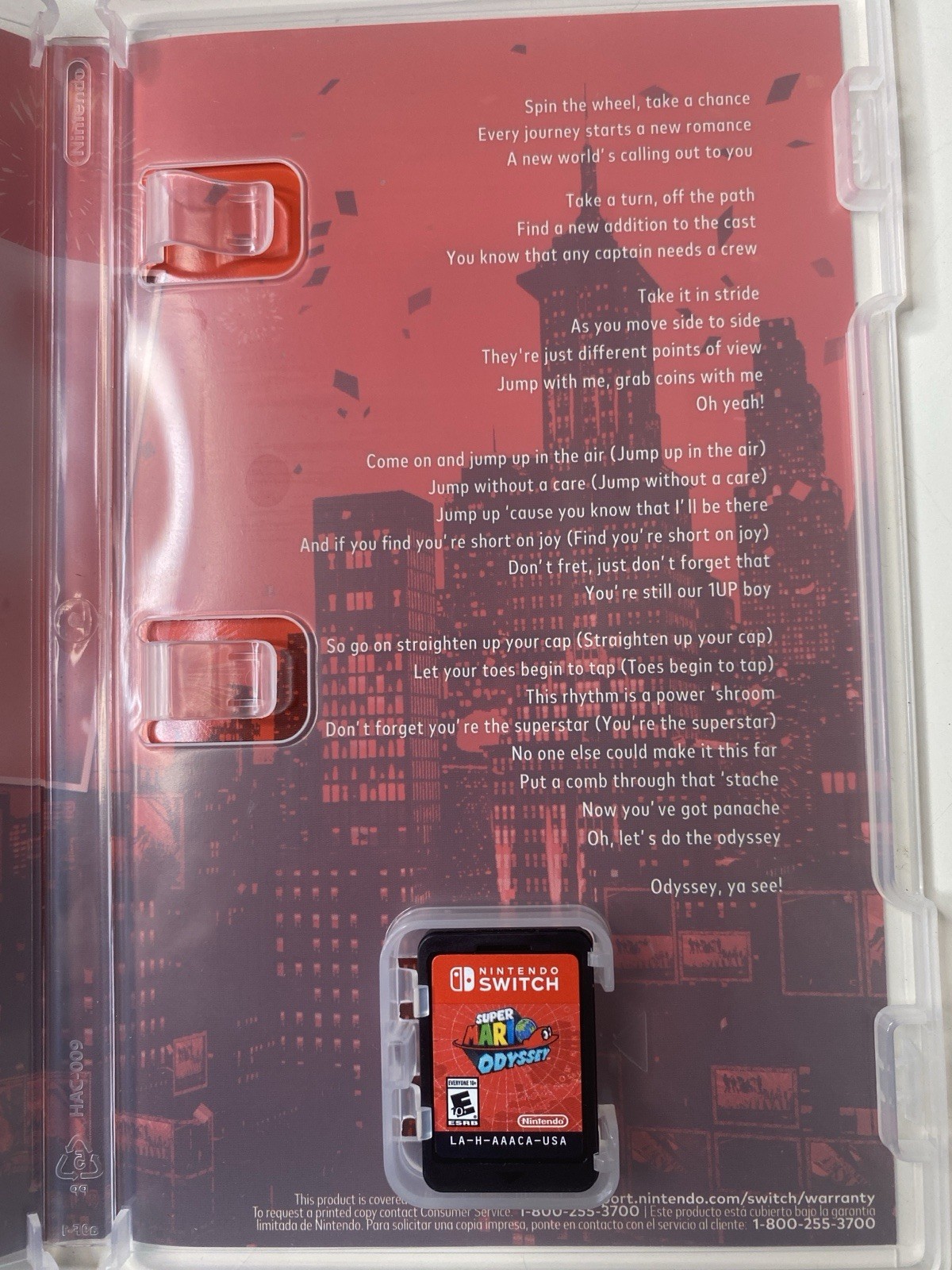Super Mario Odyssey Complete CIB Nintendo Switch