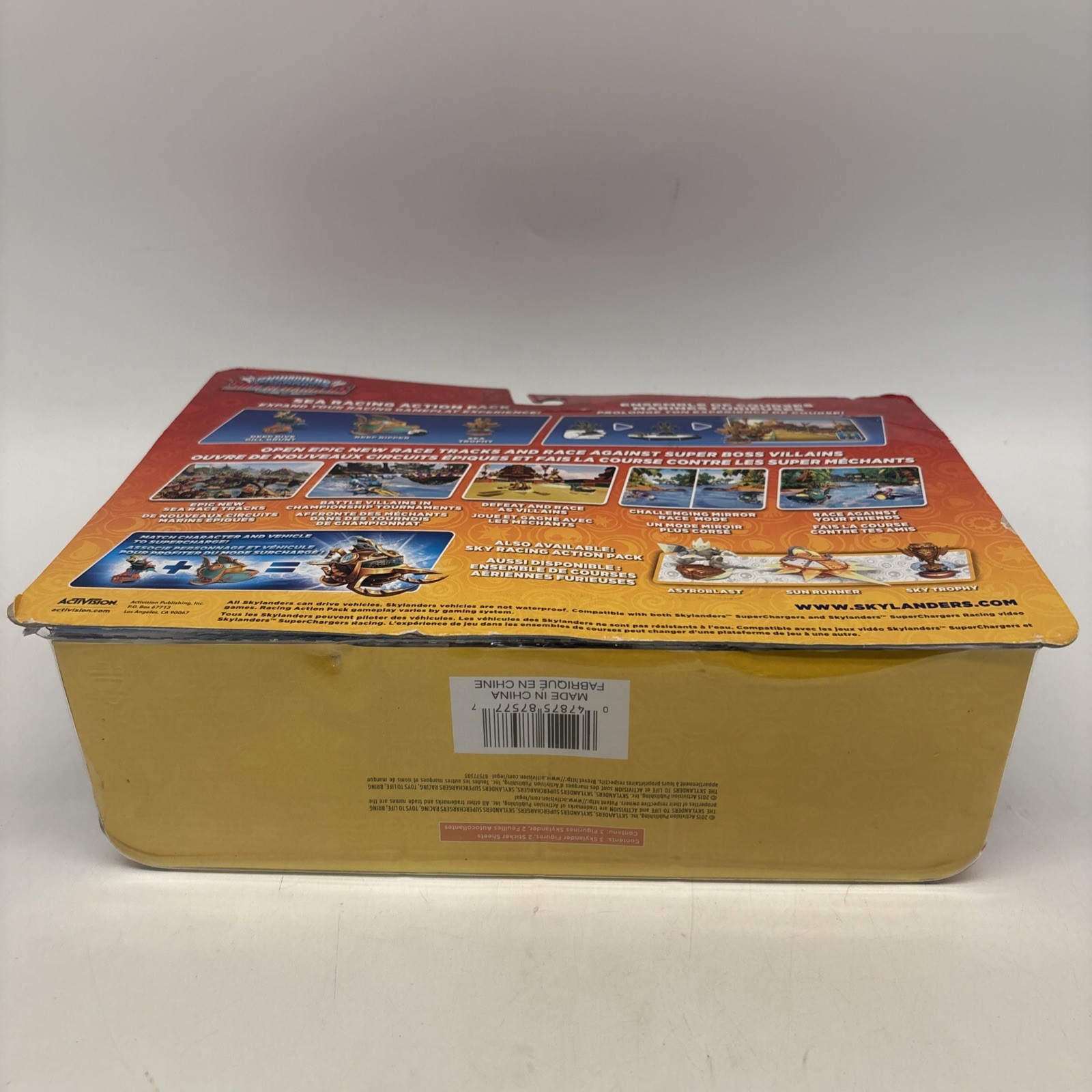 Skylanders Supercharger Sea Racing Action Pack Gill Grunt Sea Trophy Reef Ripper