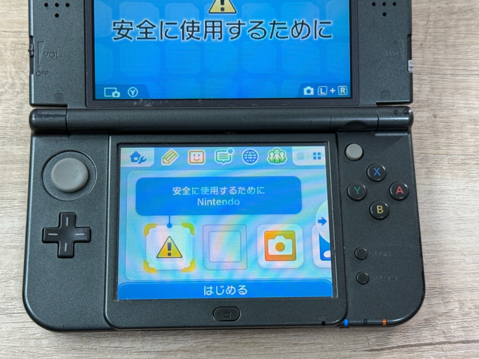 RANK B+ Dual IPS Nintendo New 3DS XL Metallic Black Console Tested Japan D6404