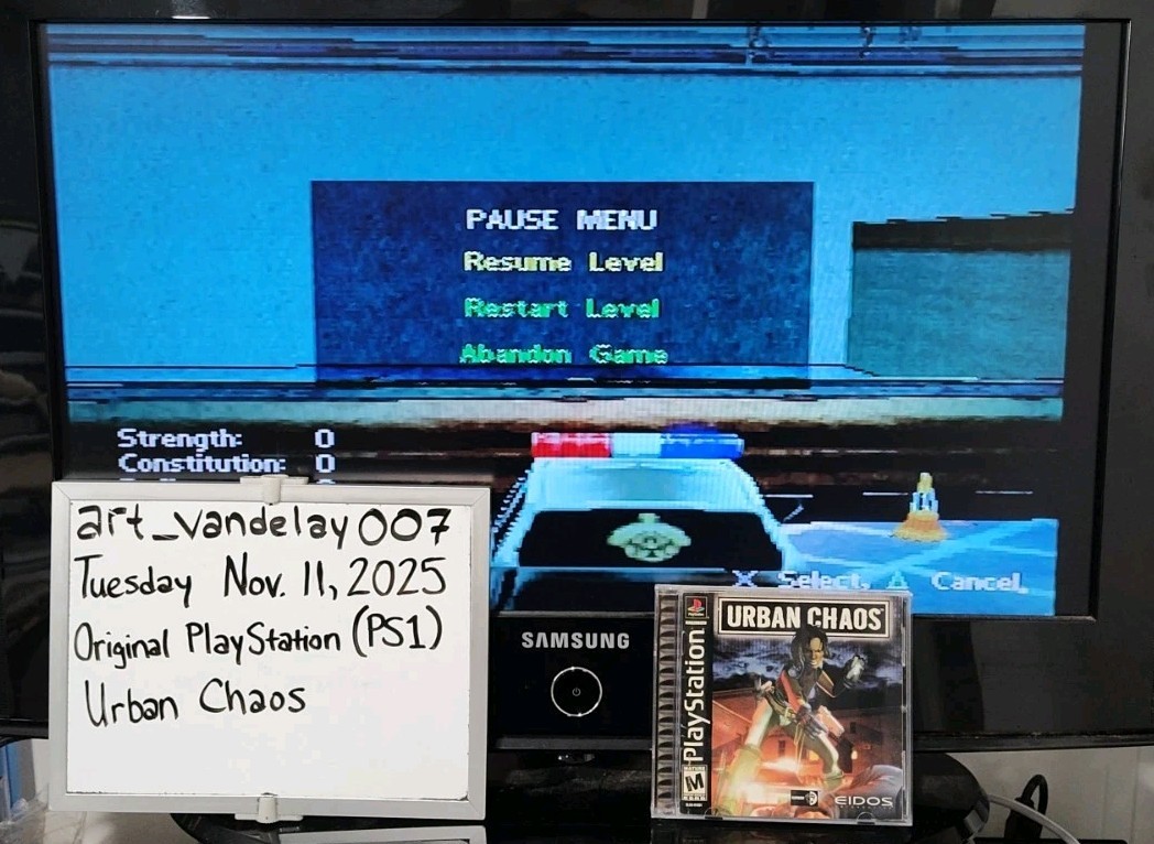 Urban Chaos – (PS1, 1999) *CIB w/ Reg Card + Case Protector* VGC* Tested!