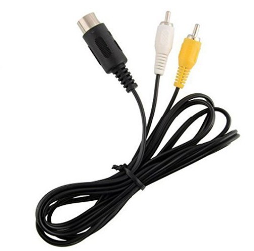 Indoor Use AV Composite Cable for Genesis 1 – Connect Retro Consoles to TV