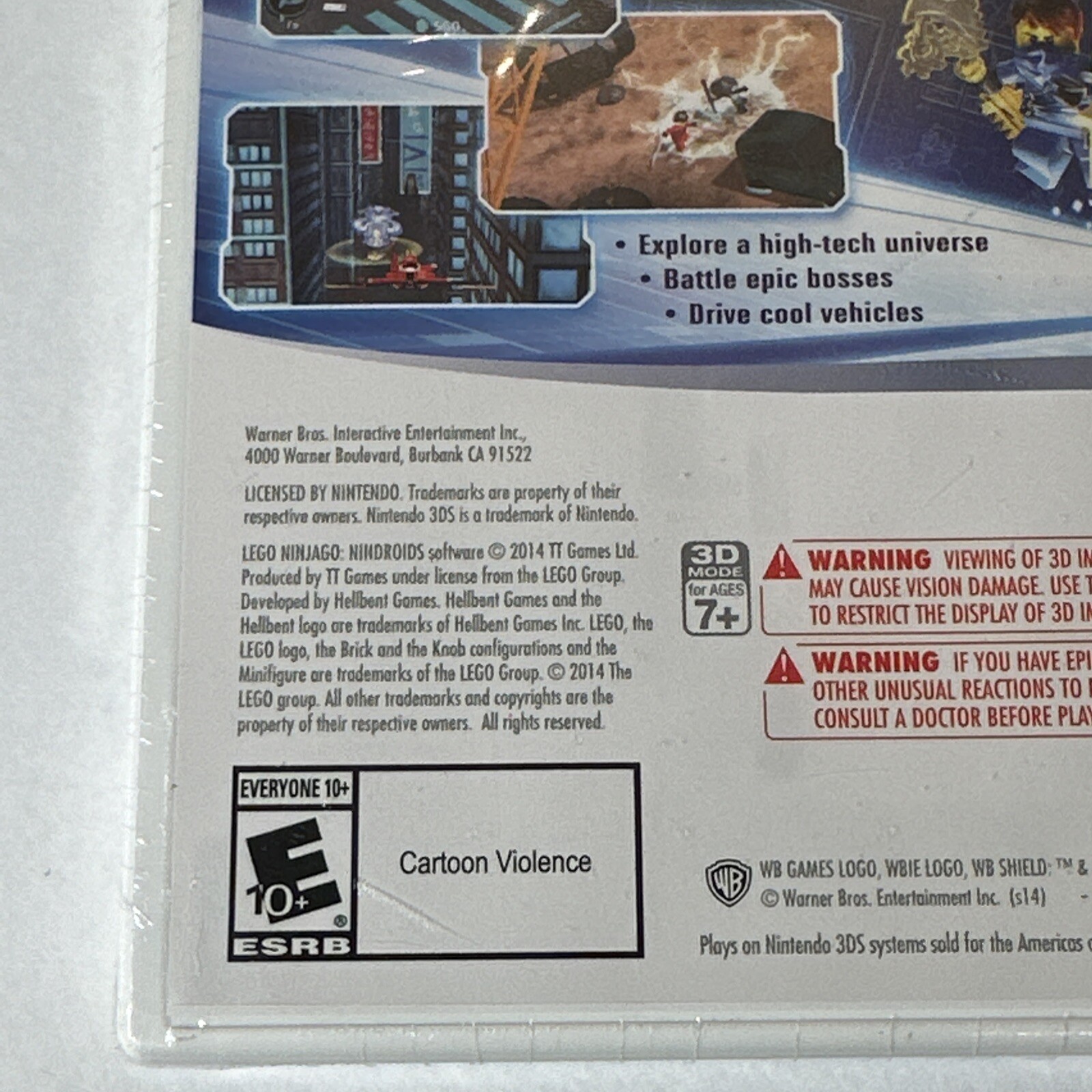 LEGO Ninjago Nindroids (Nintendo 3DS, 2014) CIB