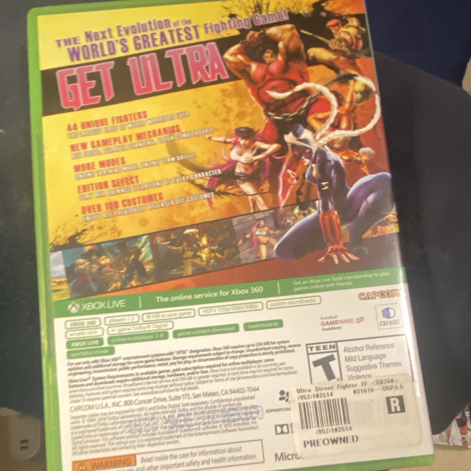 Ultra Street Fighter IV (Microsoft Xbox 360, 2014)