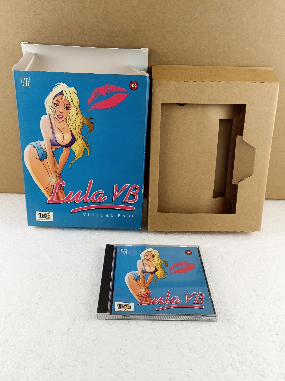 Lula VB Virtual Babe PC CD-ROM Take 2 Interactive Big Box Retro Game NEW NOS