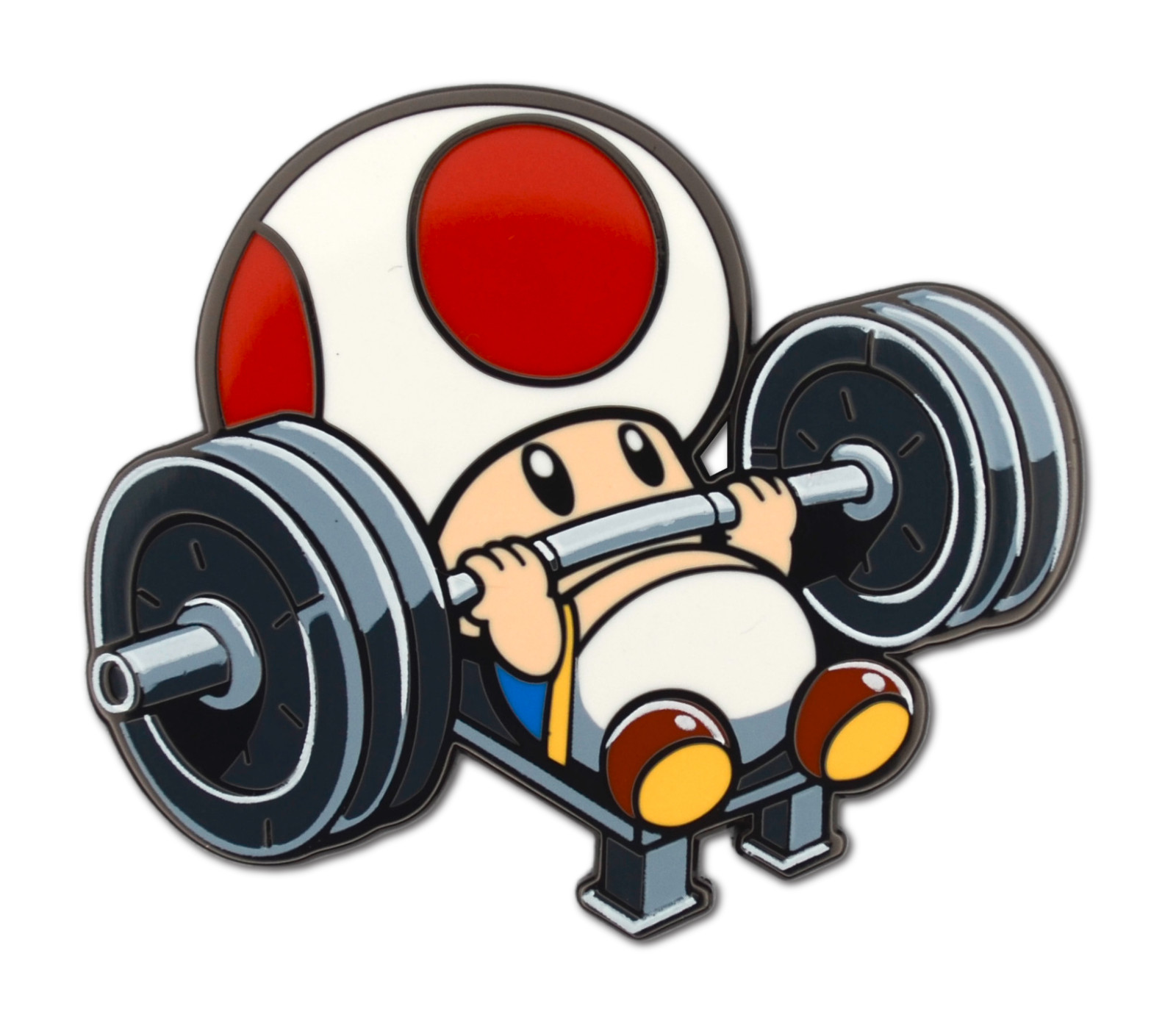 Toad Super Mario Bros Nintendo Hard Enamel Pin Retro Video Game Collectible