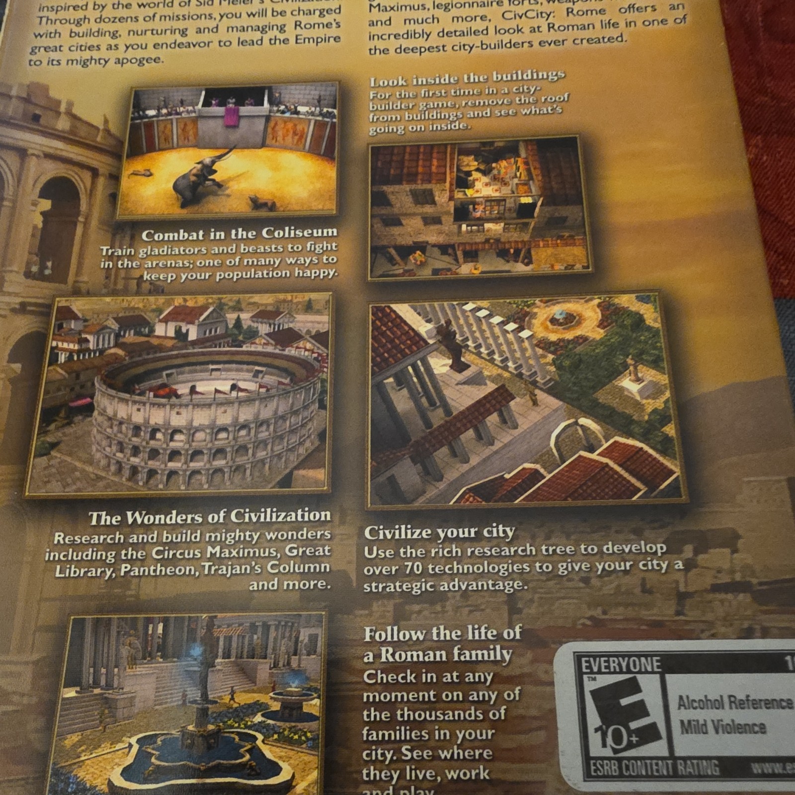 2K CivCity: Rome PC CD-ROM Game for PC E10+ Everyone 10+ Rating