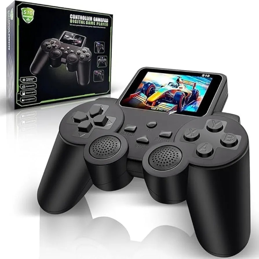 S10-Gamepad -Controller With Screen & 520 Built In Games Wireless Connect To TV