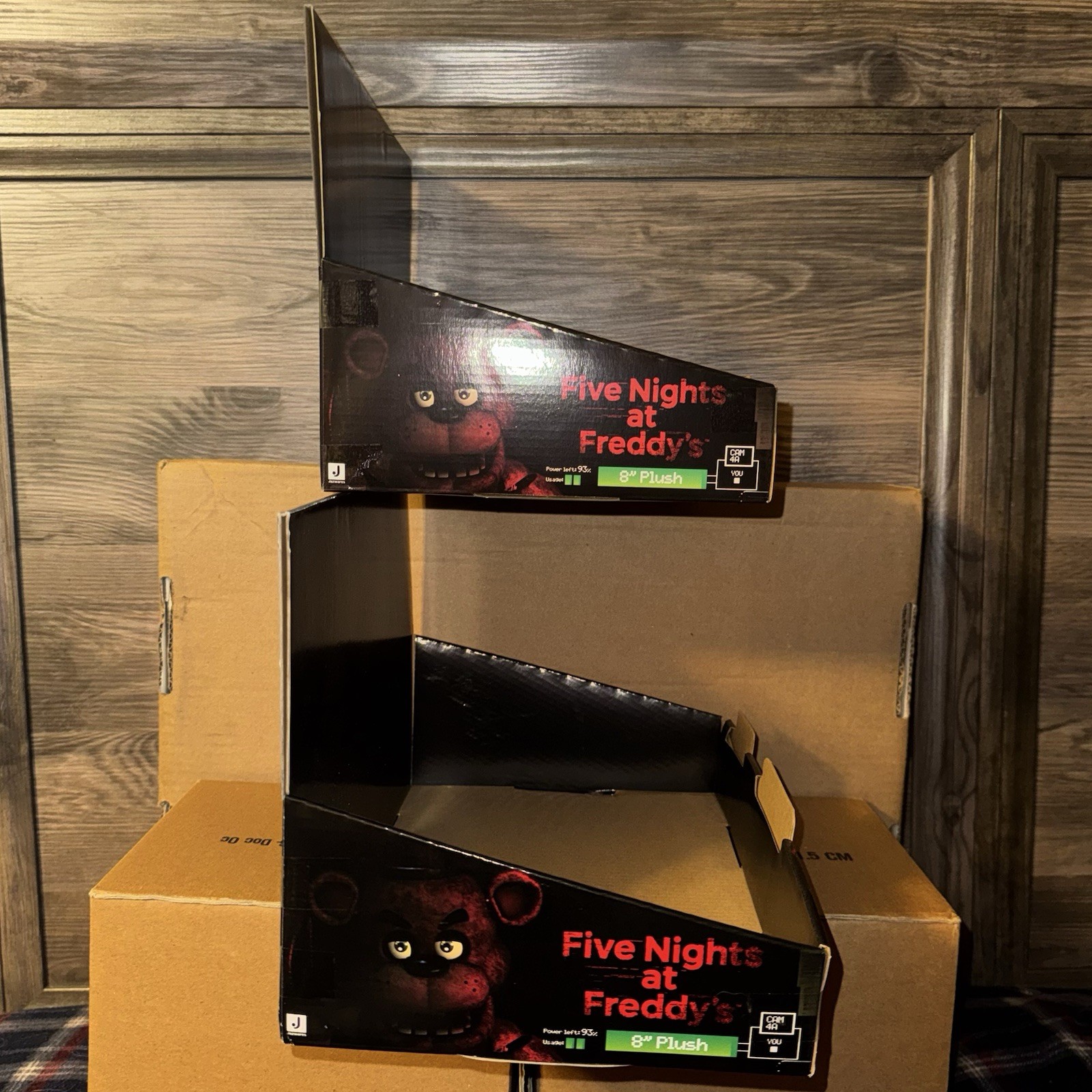 Five Nights at Freddy’s Jazwares Glow Eyes 8” Plush Display Case Lot FNaF 2025