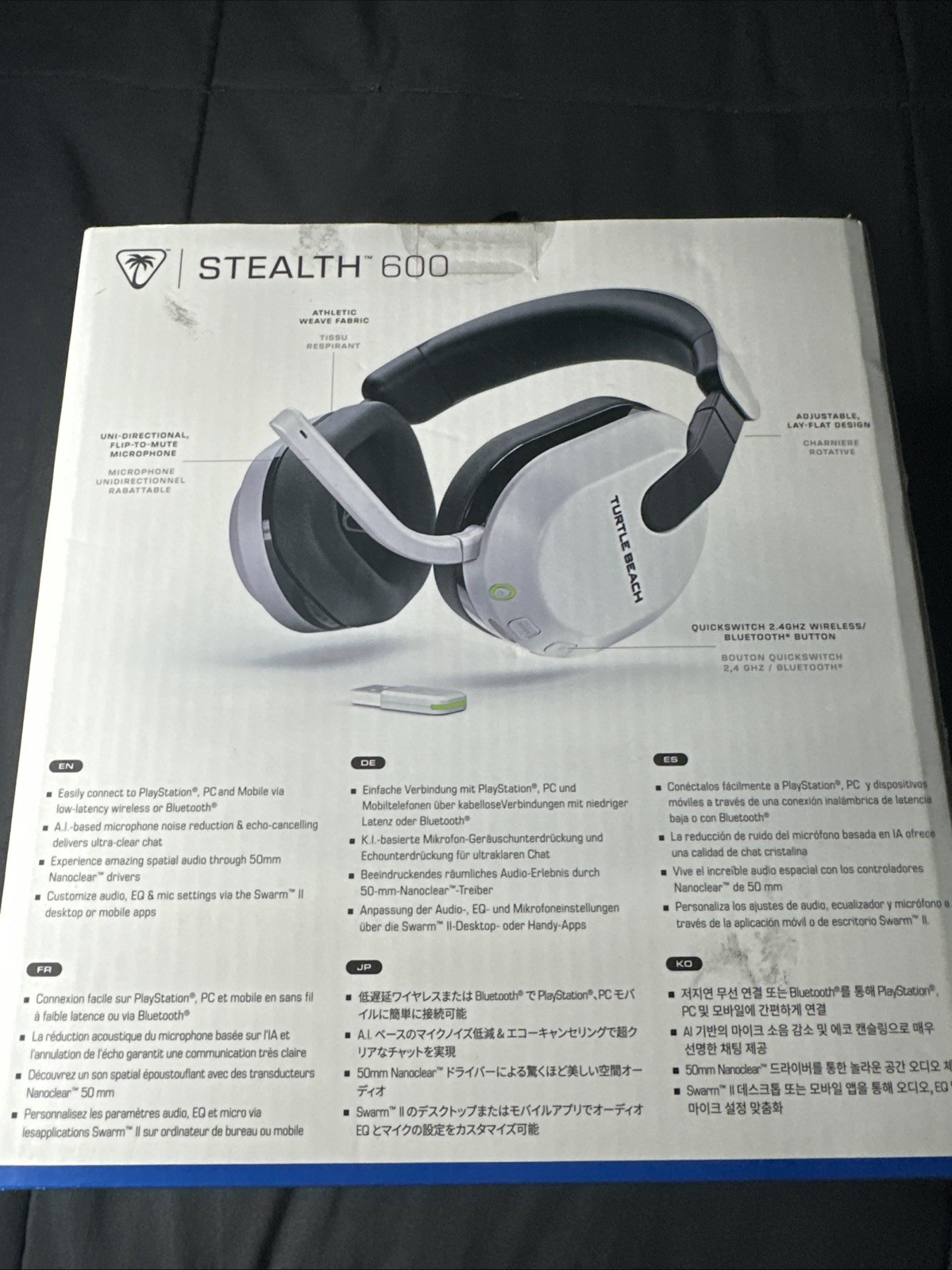 Turtle Beach Stealth 600 Gen 3 Wireless Headset for PlayStation – White