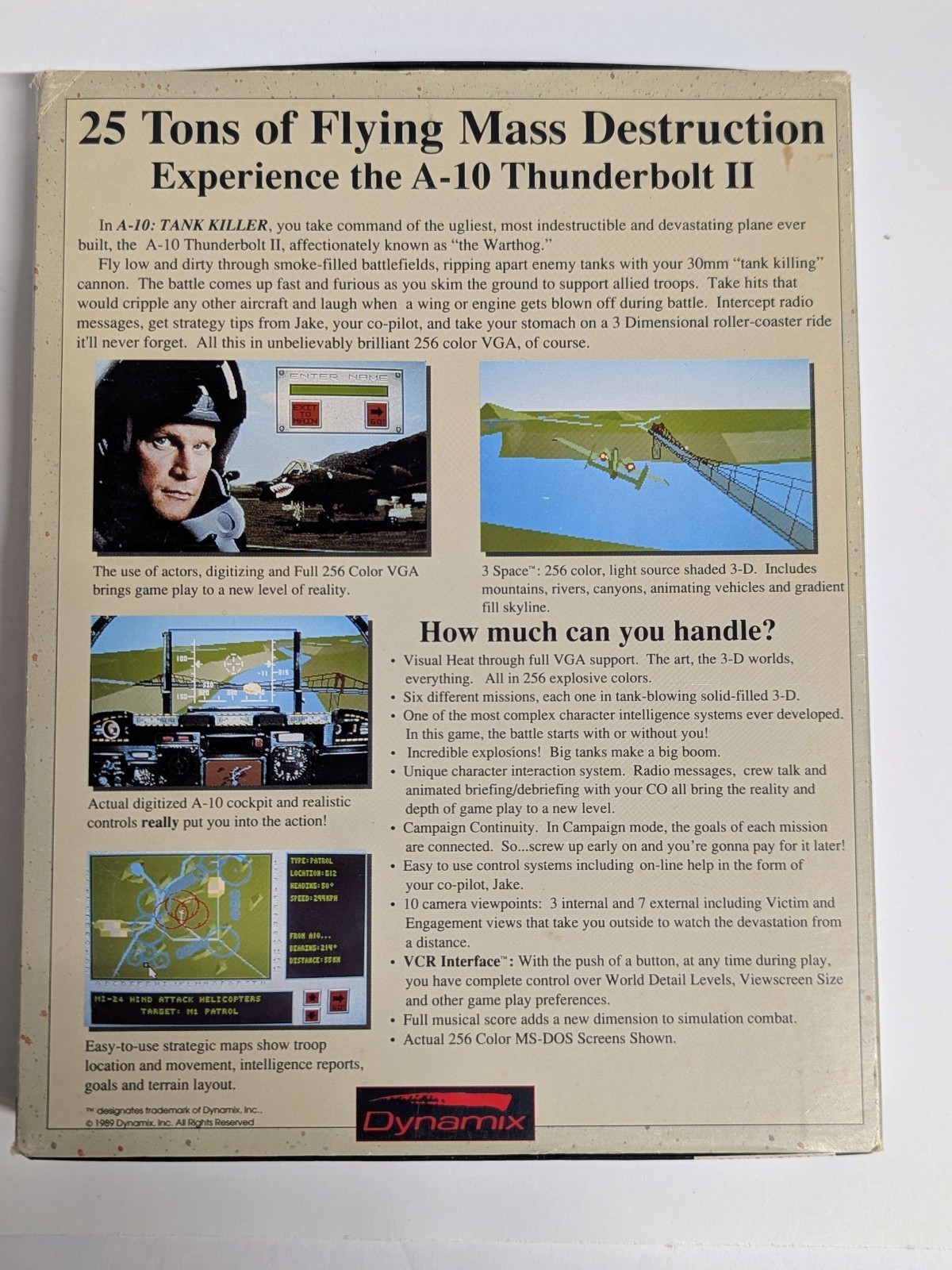Lot of 4 A-10 A10 Tank Killer Thunderbolt Warthog PC Games Collectors Display