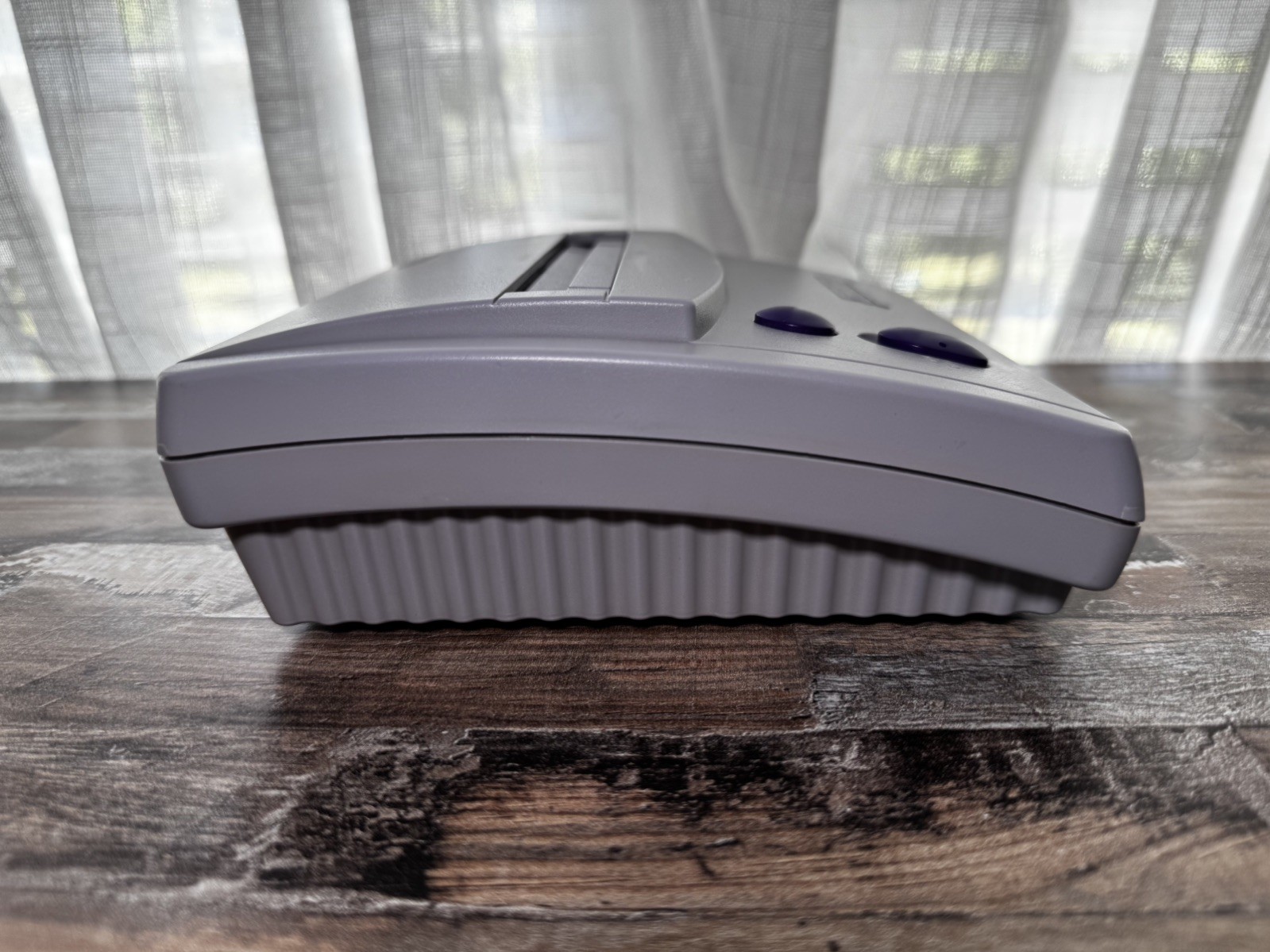 SNES Jr 1CHIP Console Only-RGB/Multi-Color Power Light/Recap-VR/Ghosting Fix+++