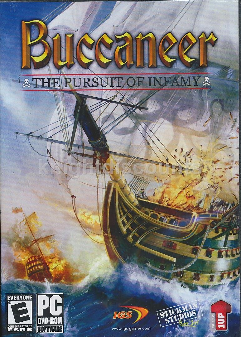 Buccaneer The Pursuit of Infamy – Rare Pirate Ship Adventure Combat PC Game NEW