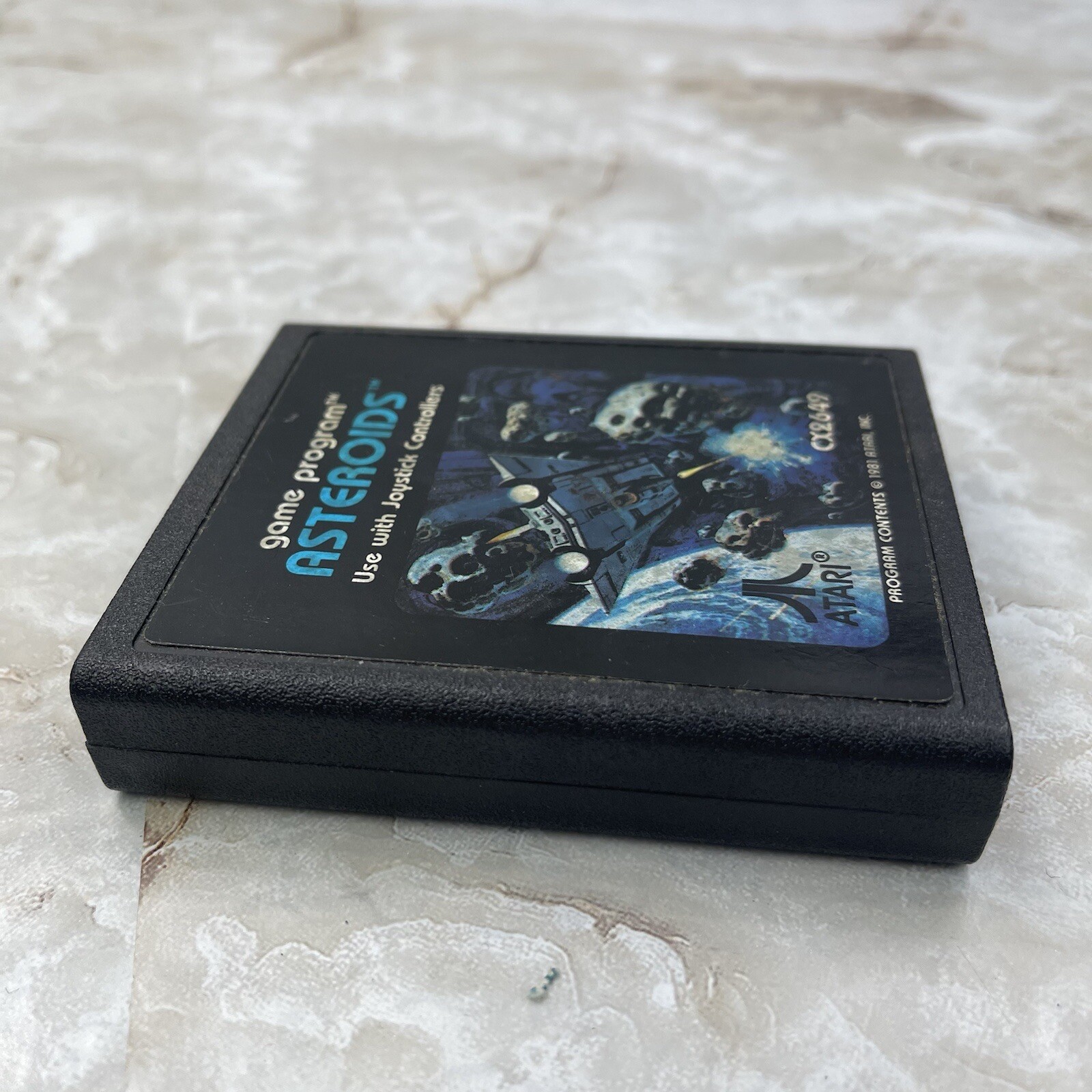 Game Program Asteroids CX2649 Atari Cartridge 1981 Vintage Video Game