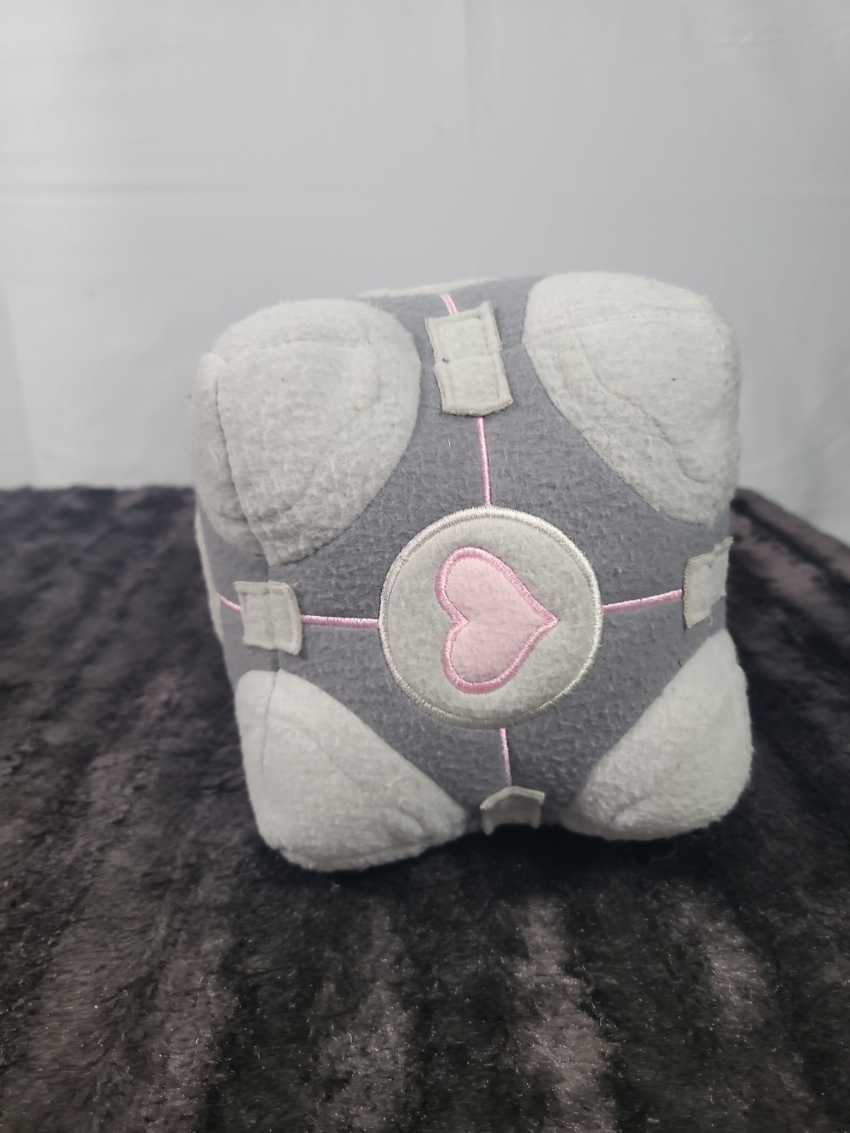 Valve Portal Critters Companion Cube Plush Doll Portal 2 Video Game 2012