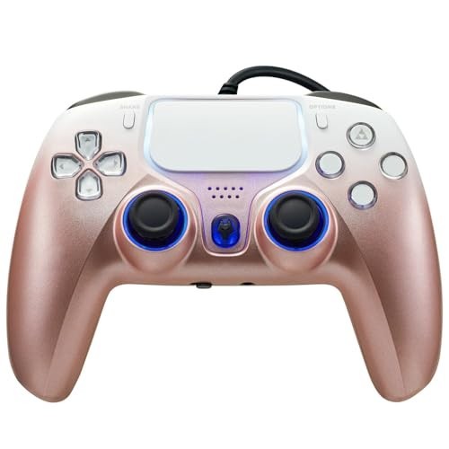 Wired PS5 Controller with Turbo, Hall-Effect Triggers, Dual Vibration, 10ft Cabl