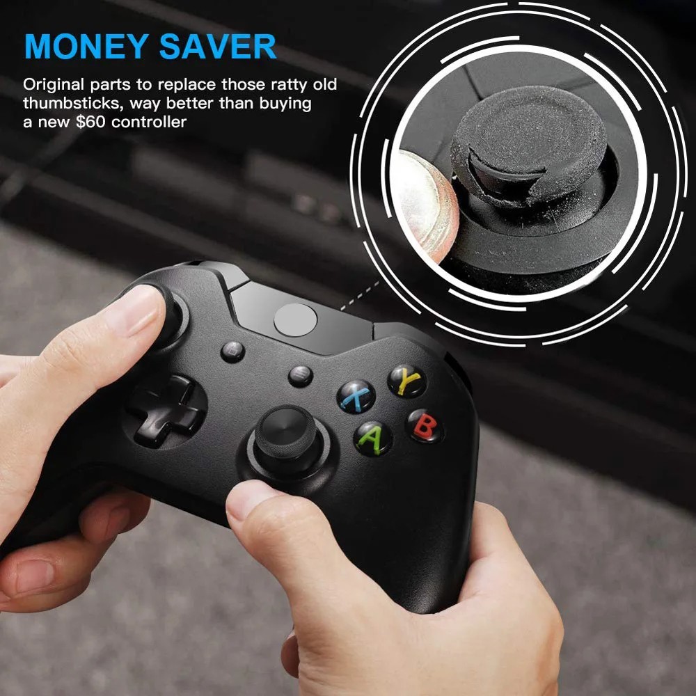 10PCS PS4/PS5/Xbox Joystick Replacement Analog Controller Thumb Stick Grip Cap