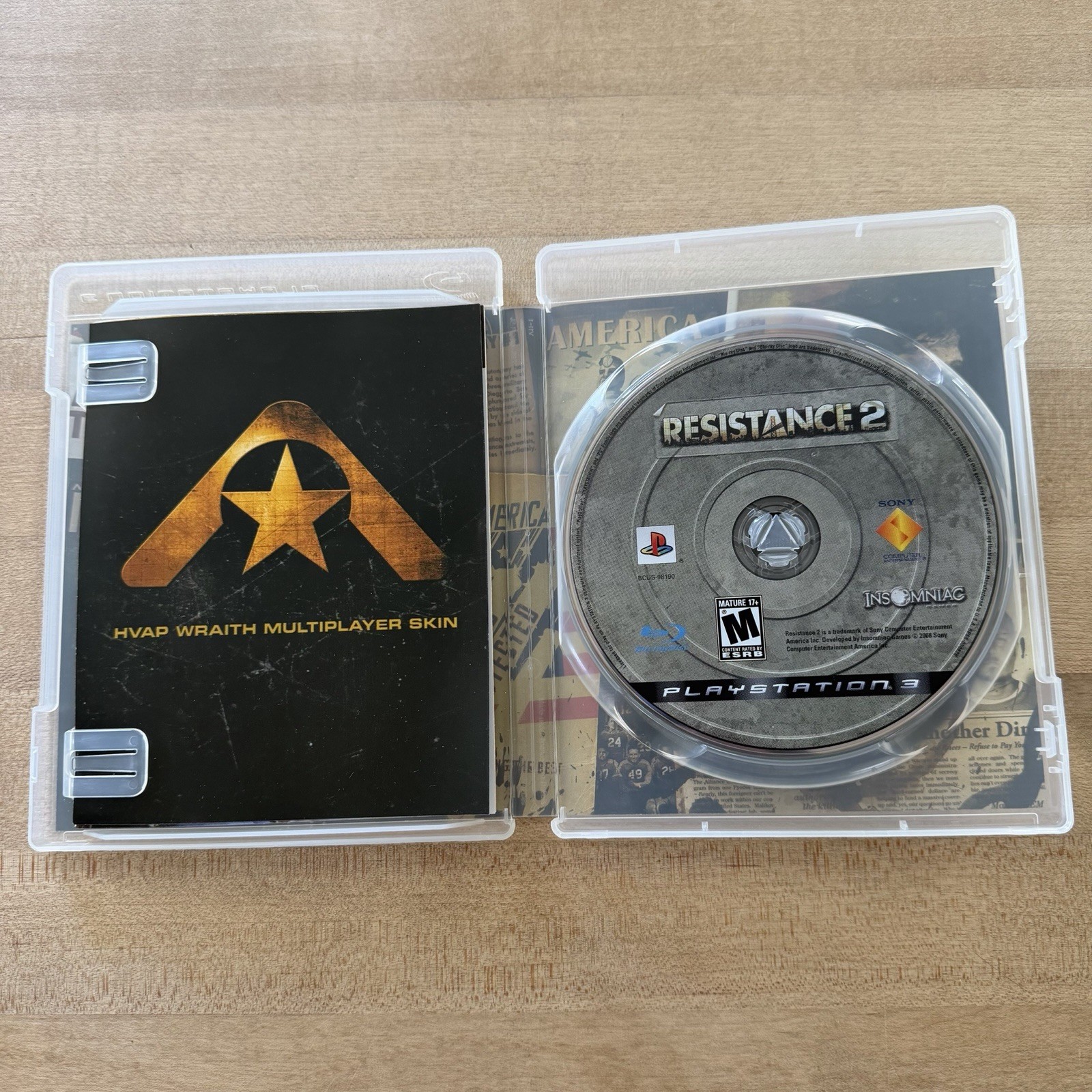 Resistance 2 – Collector’s Edition PS3 (Game, Booklet & Bonus Disc Only)