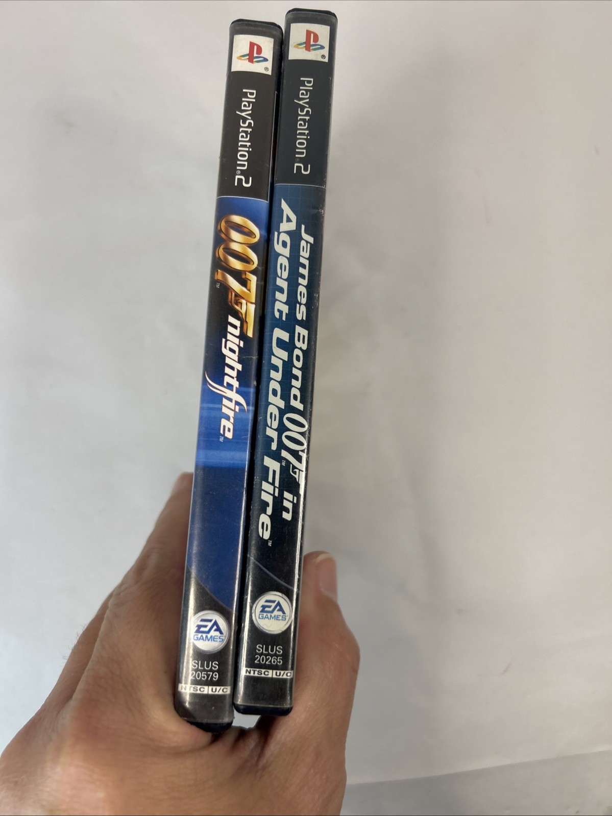 JAMES BOND 007 bundle. Nightfire and Agent Under Fire Playstation 2 READ Scratch