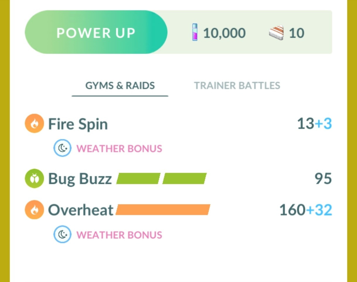 Volcarona Ievel 40 – 3 Moveset Pokemon Go – For Pvp Master League