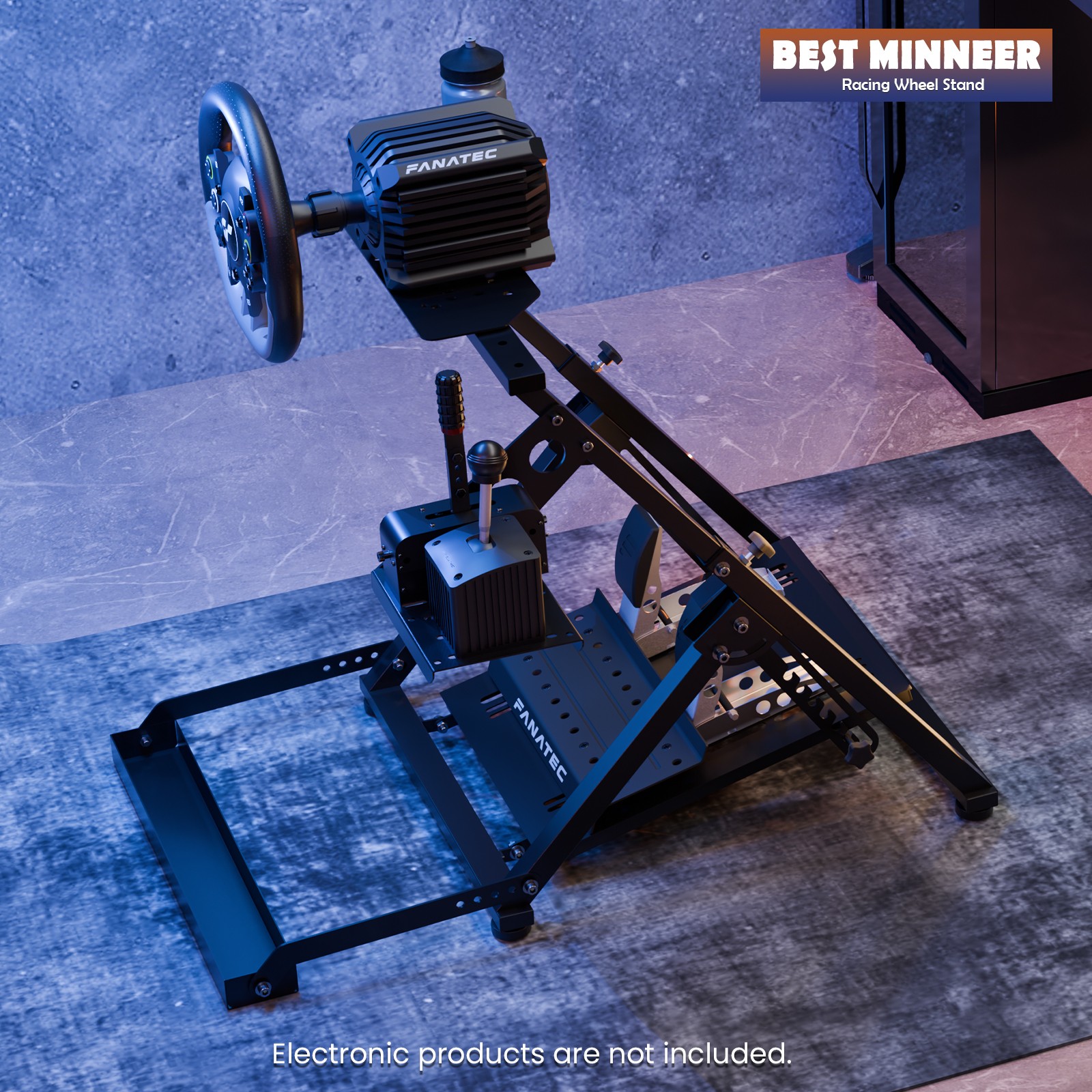 Minneer G29 Racing Steering Wheel Stand Foldable Fit Logitech G920 Thrustmaster