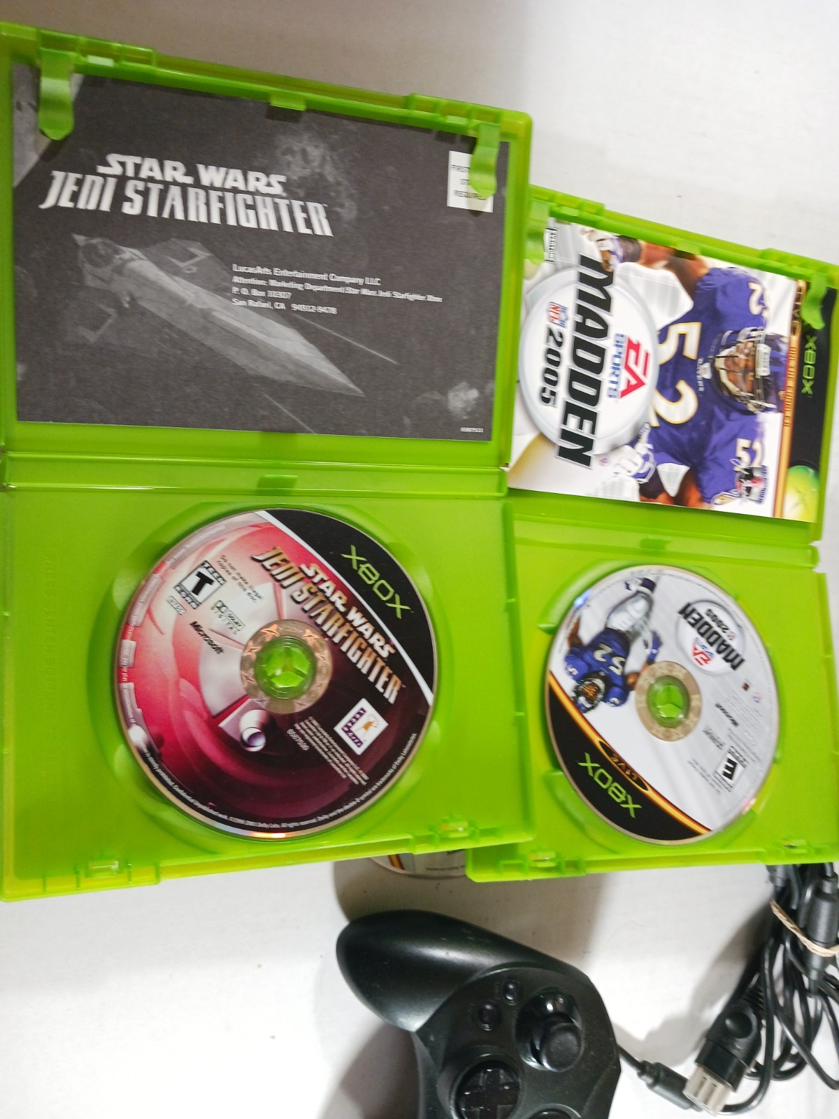 Original Xbox Console Bundle Not Reading Disks Consistently Disk Error Lot Wear