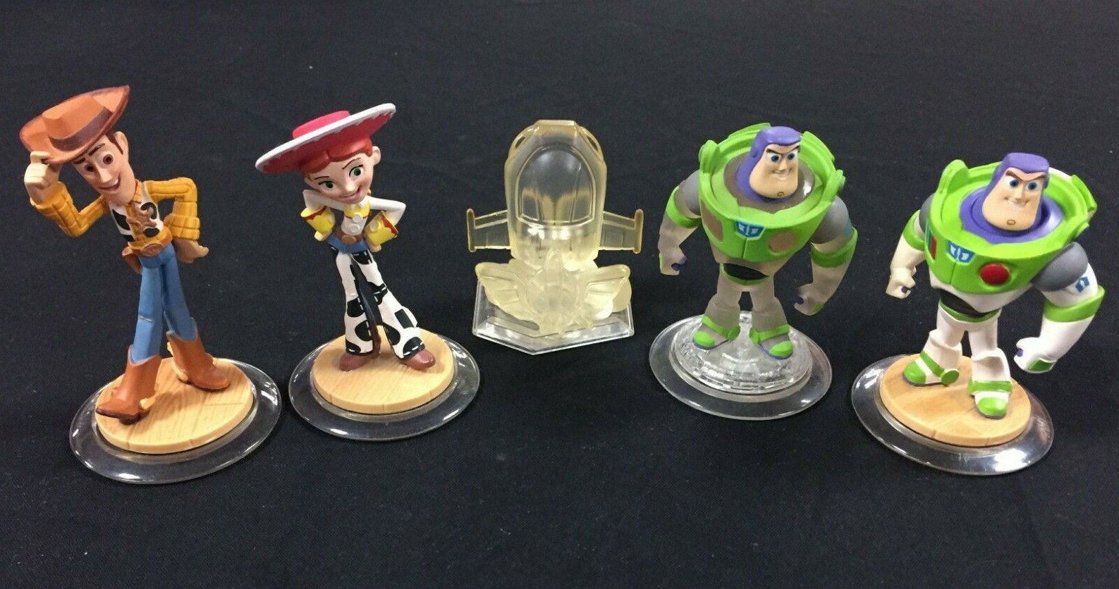 Disney Infinity Woody, Buzz Lightyear, Jessie and Crystal Buzz Lightyear Figure