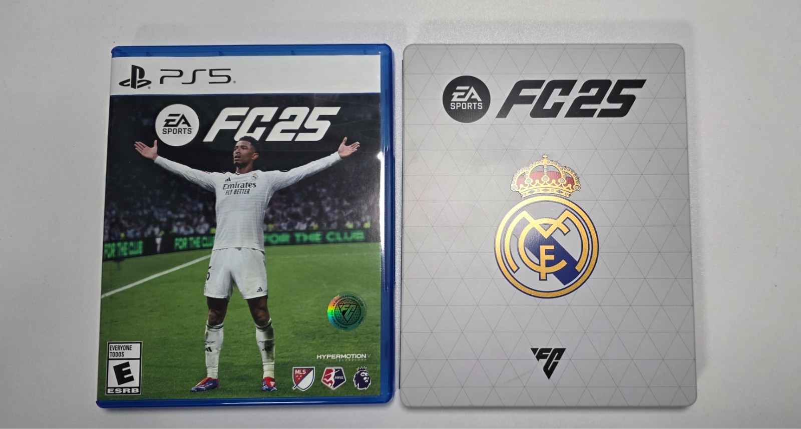 EA Sports FC 25 Sony PlayStation 5 PS5 Steel Book Real Madrid FIFA