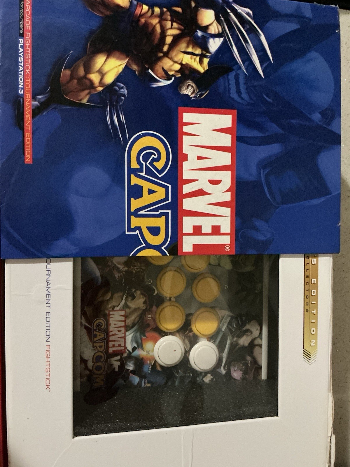 Mad Catz Marvel vs Capcom Tournament edition Fightstick Arcade Pad PS3 Wired
