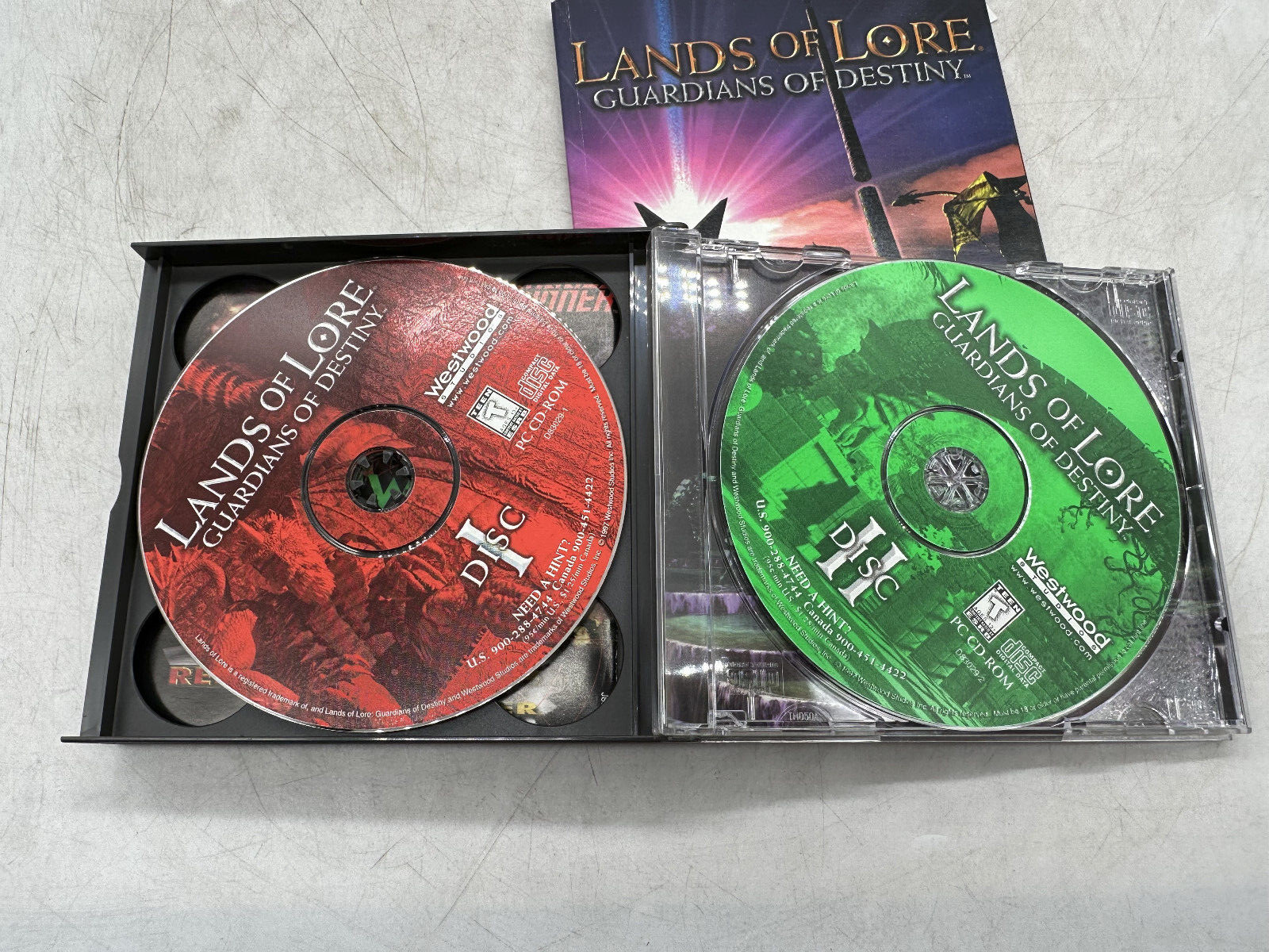 Legends of Lore Guardians of Destiny (PC, 1997, Westwood) NO BOX