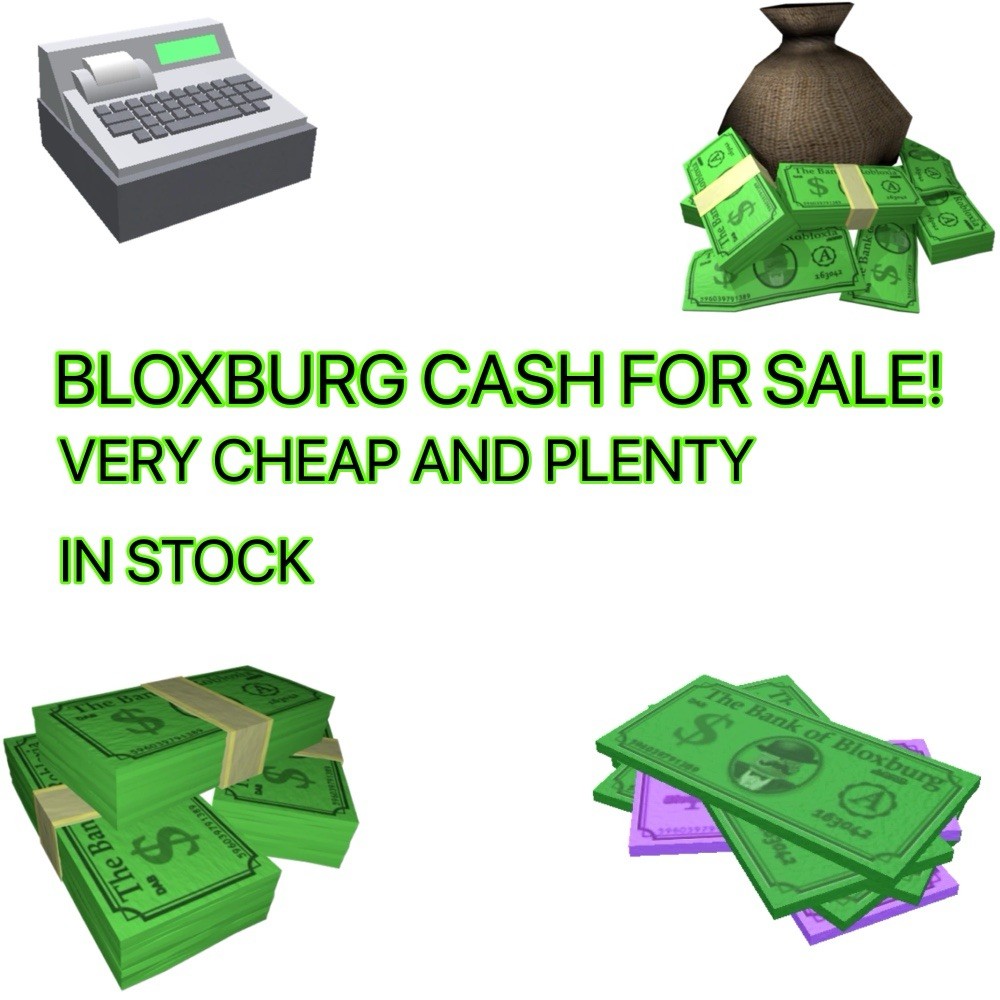 Bloxburg Cash 100K Virtual Currency, Safe Transactions (Not Exploited)
