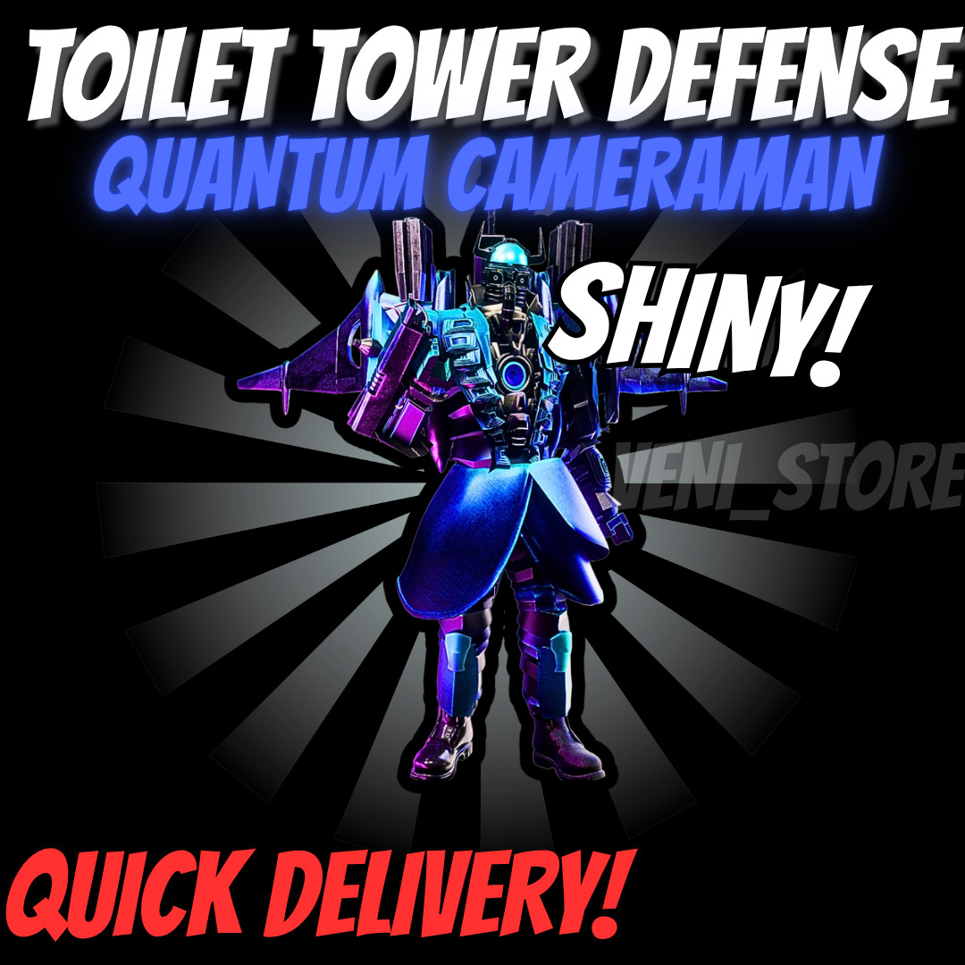 🔥SHINY QUANTUM CAMERAMAN🔥TOILET TOWER DEFENSE – TTD UNIT – ULTIMATE!⚡💸
