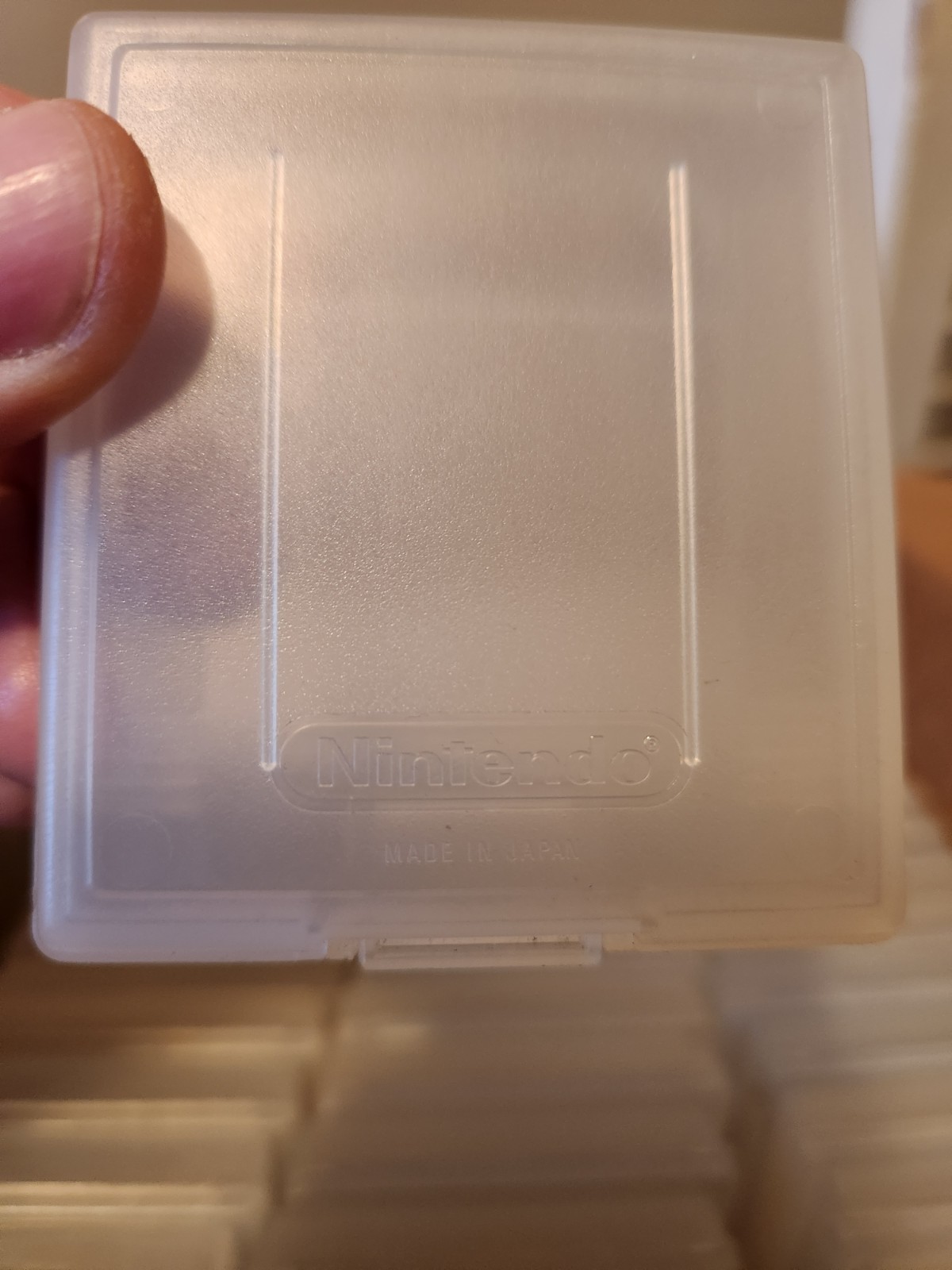 Nintendo Game Boy Dust Cover Hard Clam Shell Case OEM Authentic Lot Of 74 Cases