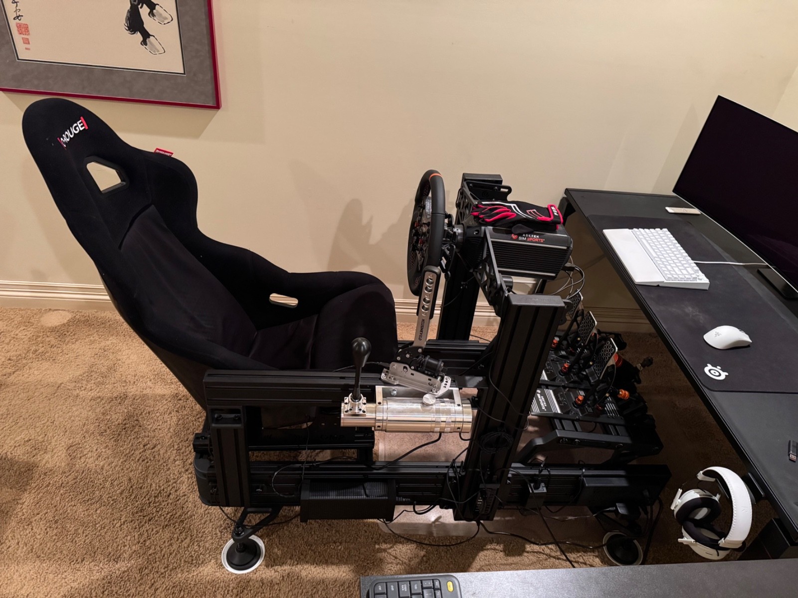 Turnkey Racing Simulator – Asetek, Sim-Lab, O-Rouge, & Other High End Gear