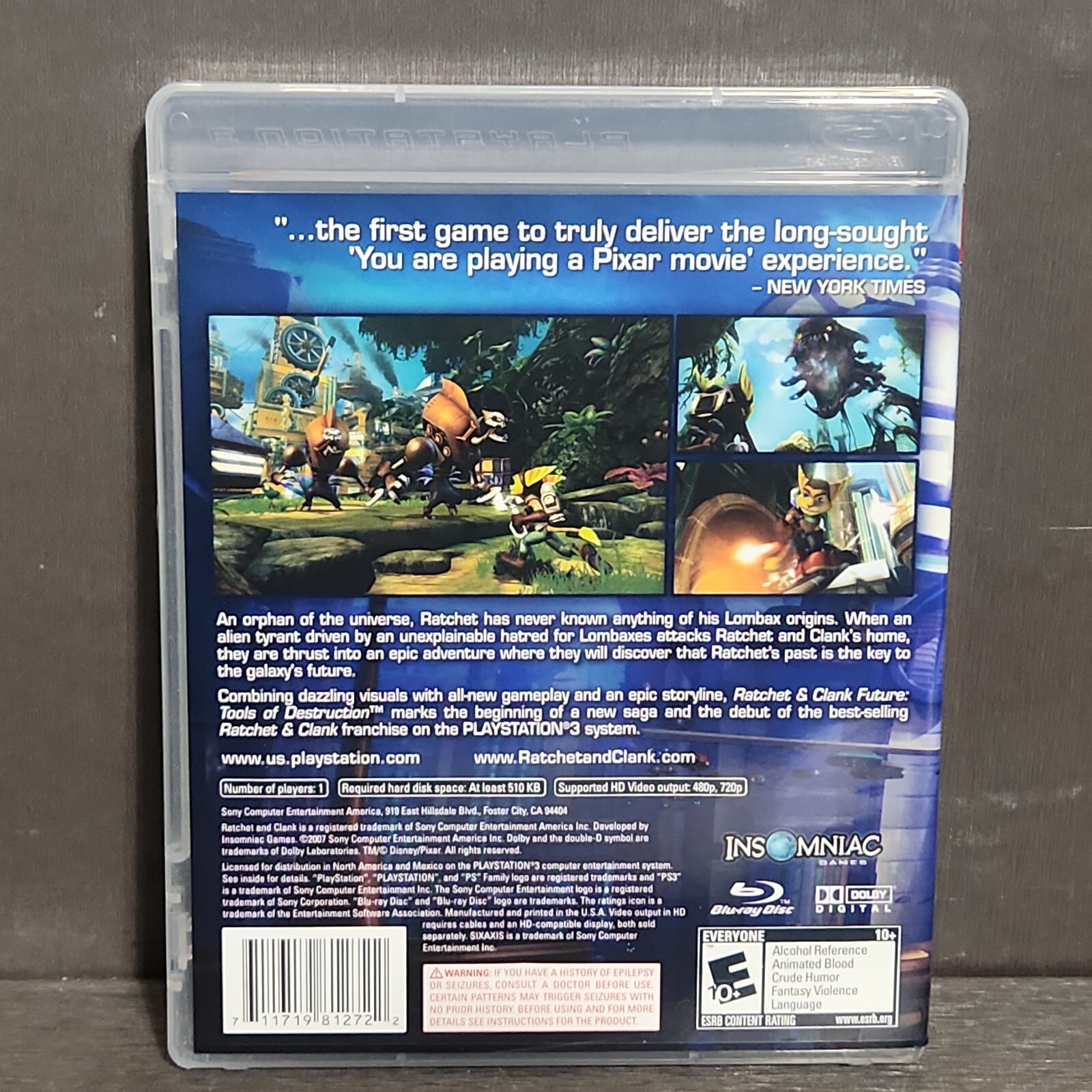 Ratchet and Clank Tools of Destruction PlayStation 3 PS3 Game CIB