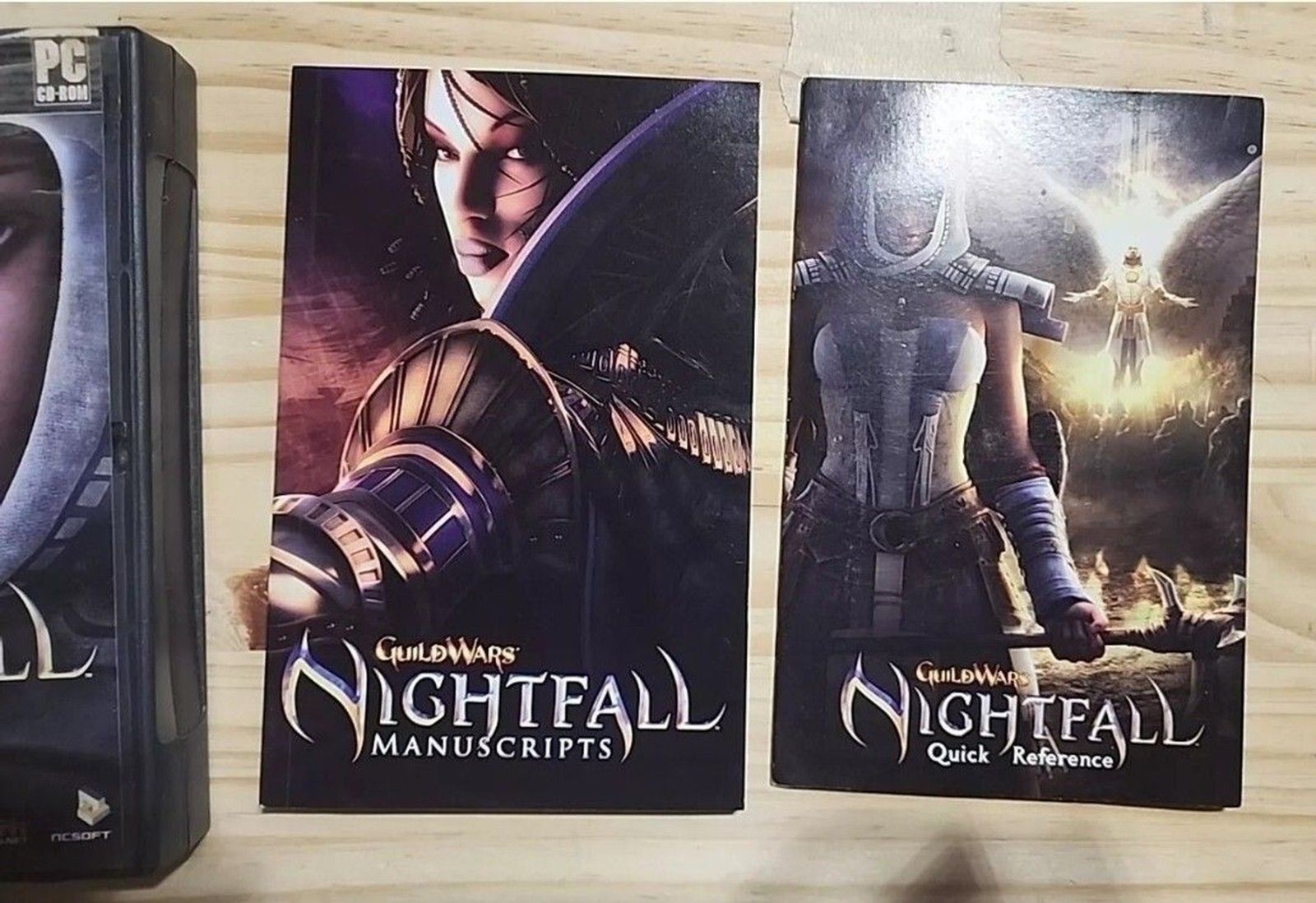 Guild Wars: Nightfall (PC, 2006, NCSoft, 3-Disc) With Access Key