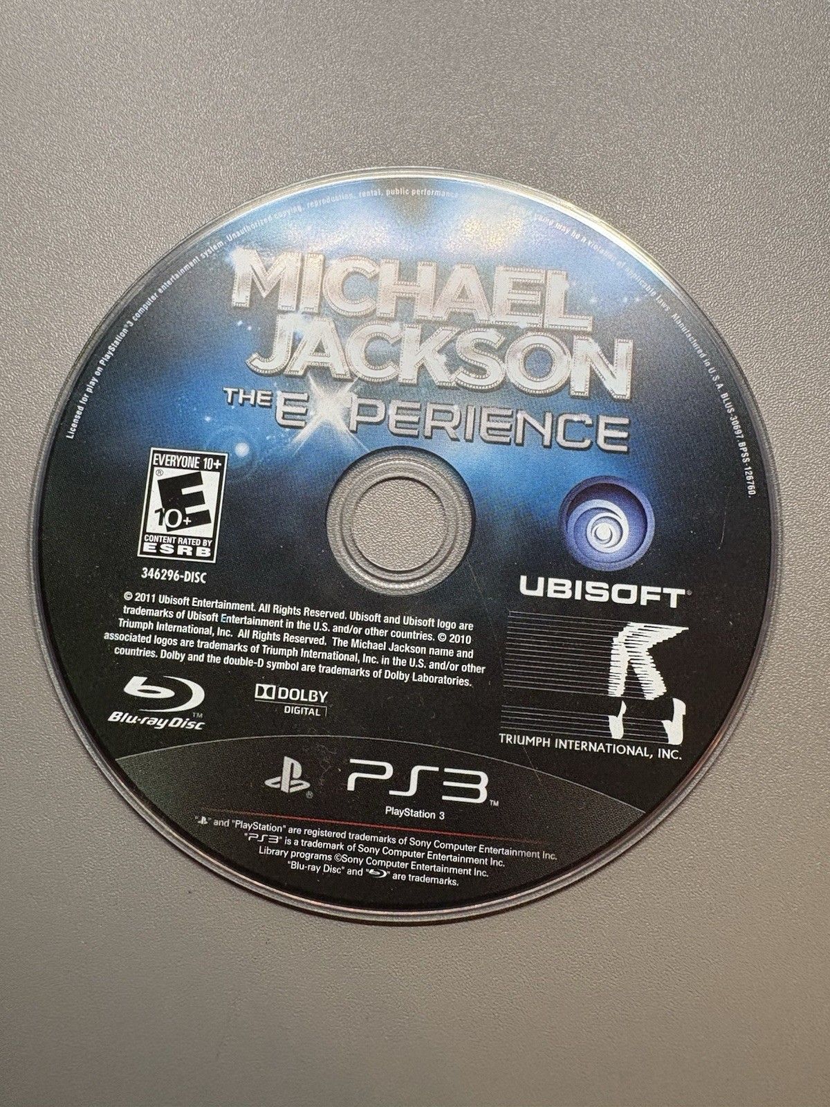 Michael Jackson: The Experience PlayStation 3 PS3 Tested Works (No Manual)