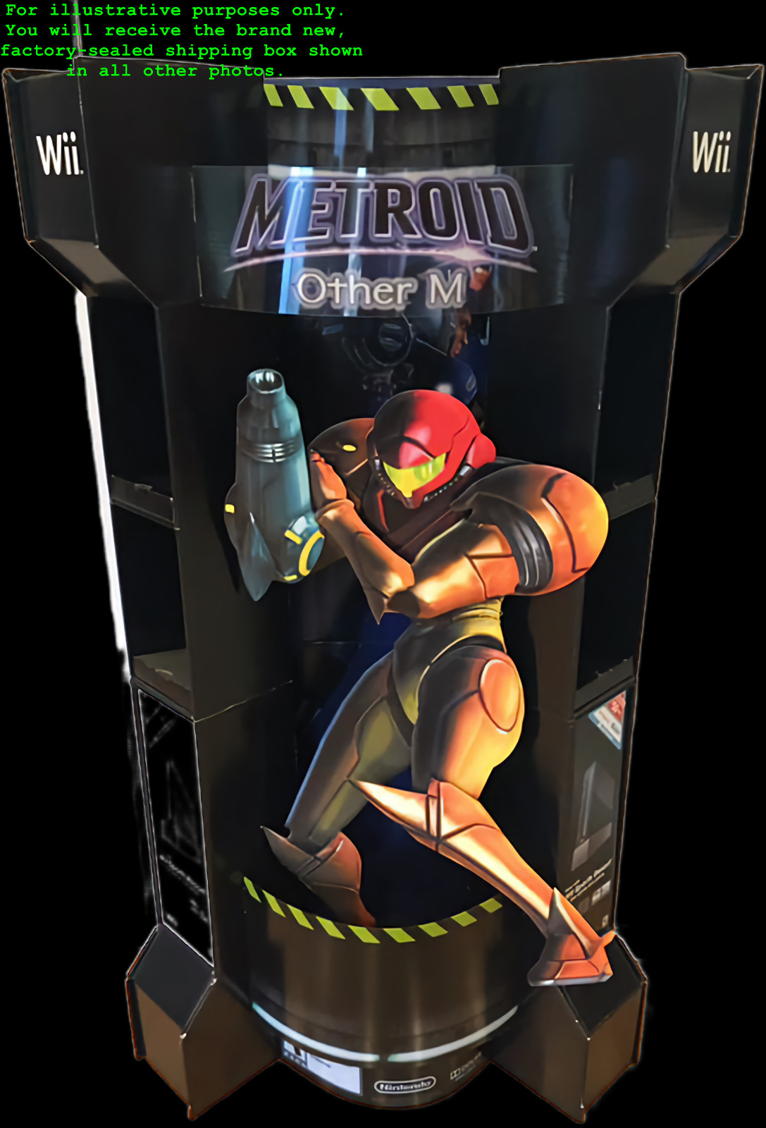RARE Metroid Other M Samus Standee | Nintendo Wii | NEW Factory Sealed