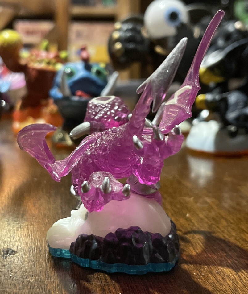 Activision Skylander Phantom Cynder Figure Swamp Force 2013 Undead Blue Base GUC