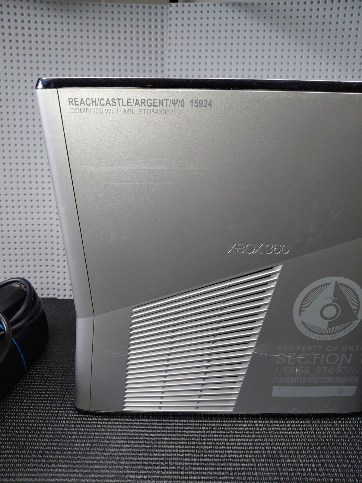 Microsoft Xbox 360 S Halo Reach Limited Edition 250GB Console Fully Tested Read.