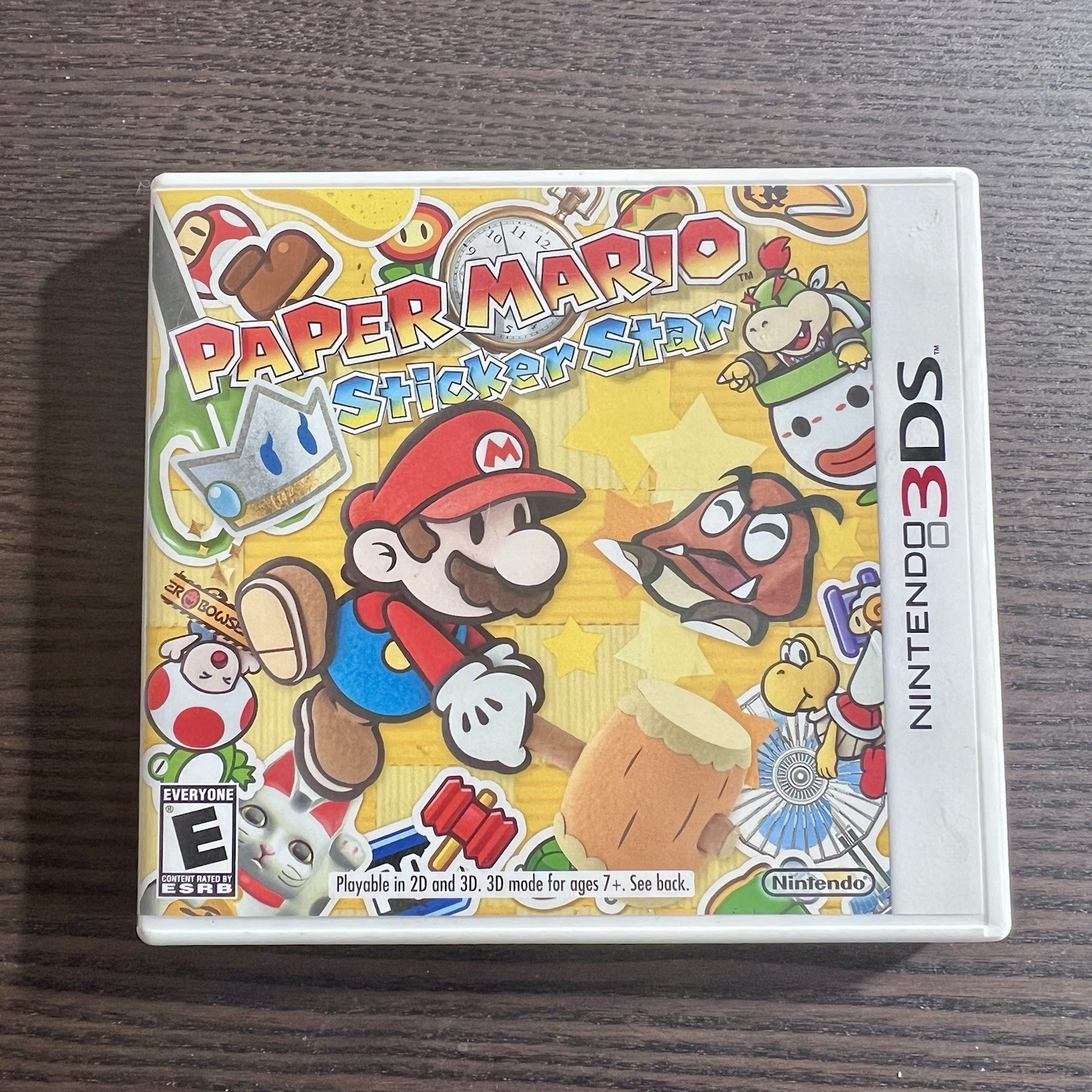 Paper Mario: Sticker Star (Nintendo 3DS, 2012) With Case + Manual – Tested Works