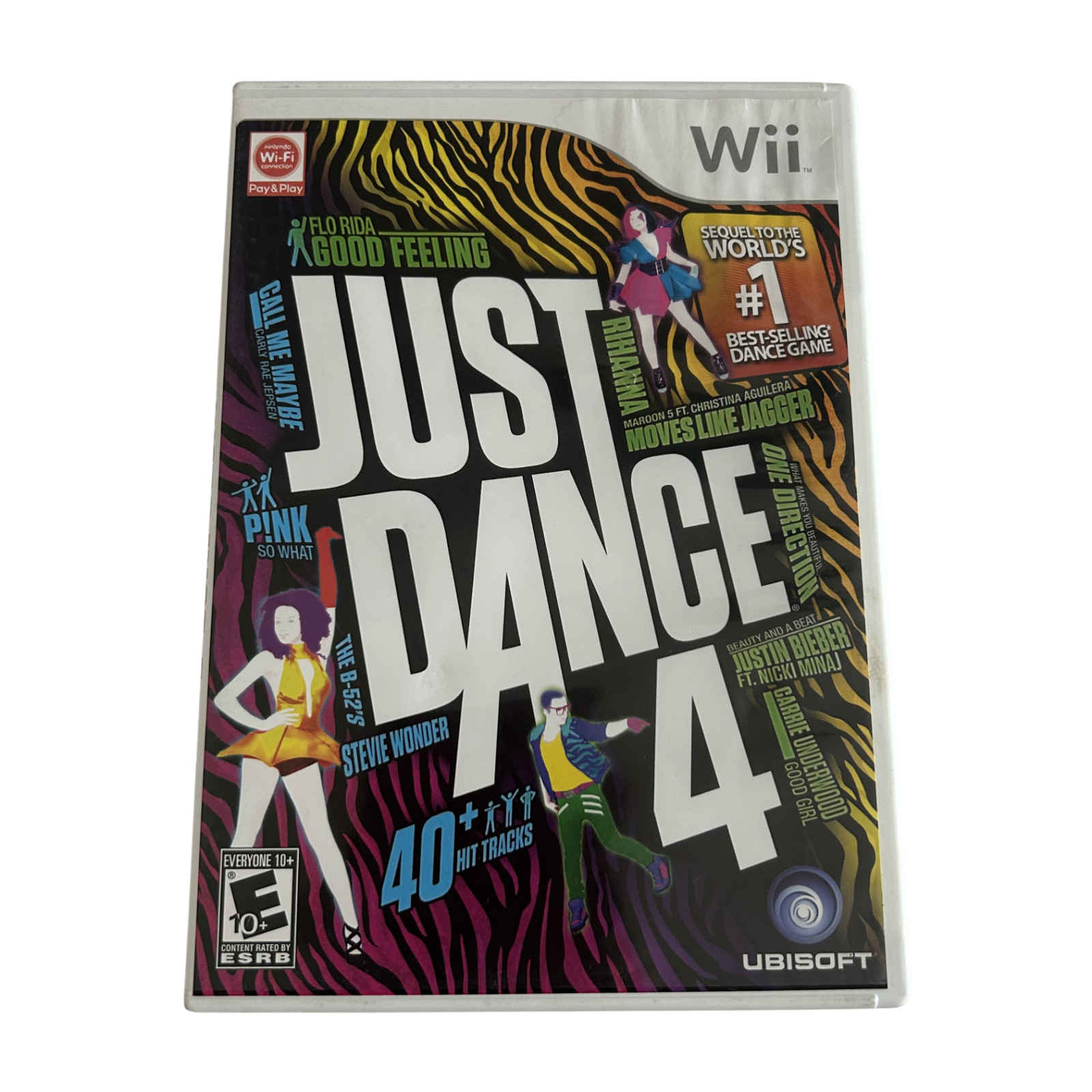 Just Dance 4 (Nintendo Wii, 2012) CIB Complete with Manual, Free Shipping!!